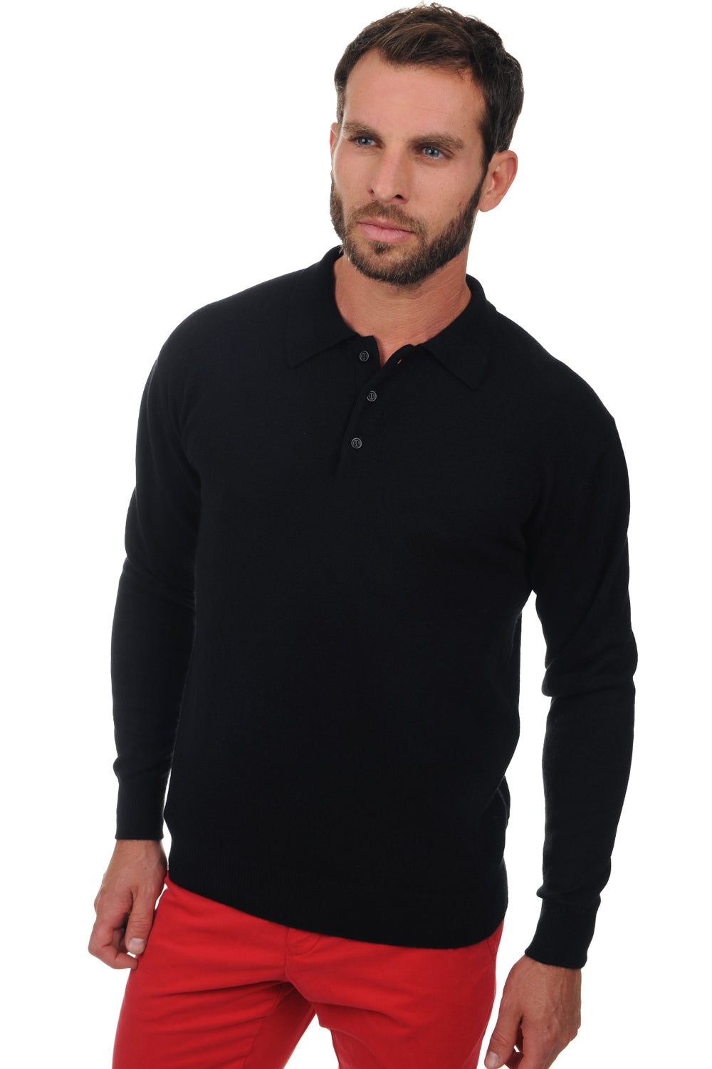 Alexandre in men's cashmere - black - Mahogany
