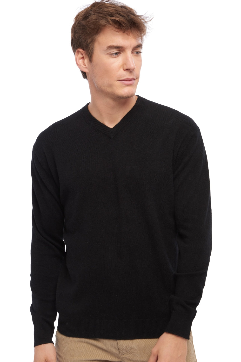 Gaspard men's cashmere - black - Mahogany