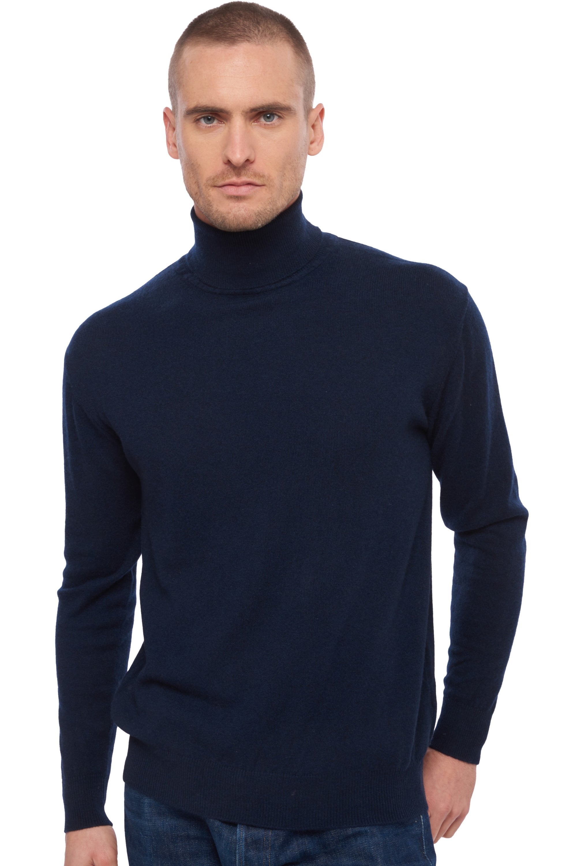 Edgar men's cashmere - dark navy - Mahogany