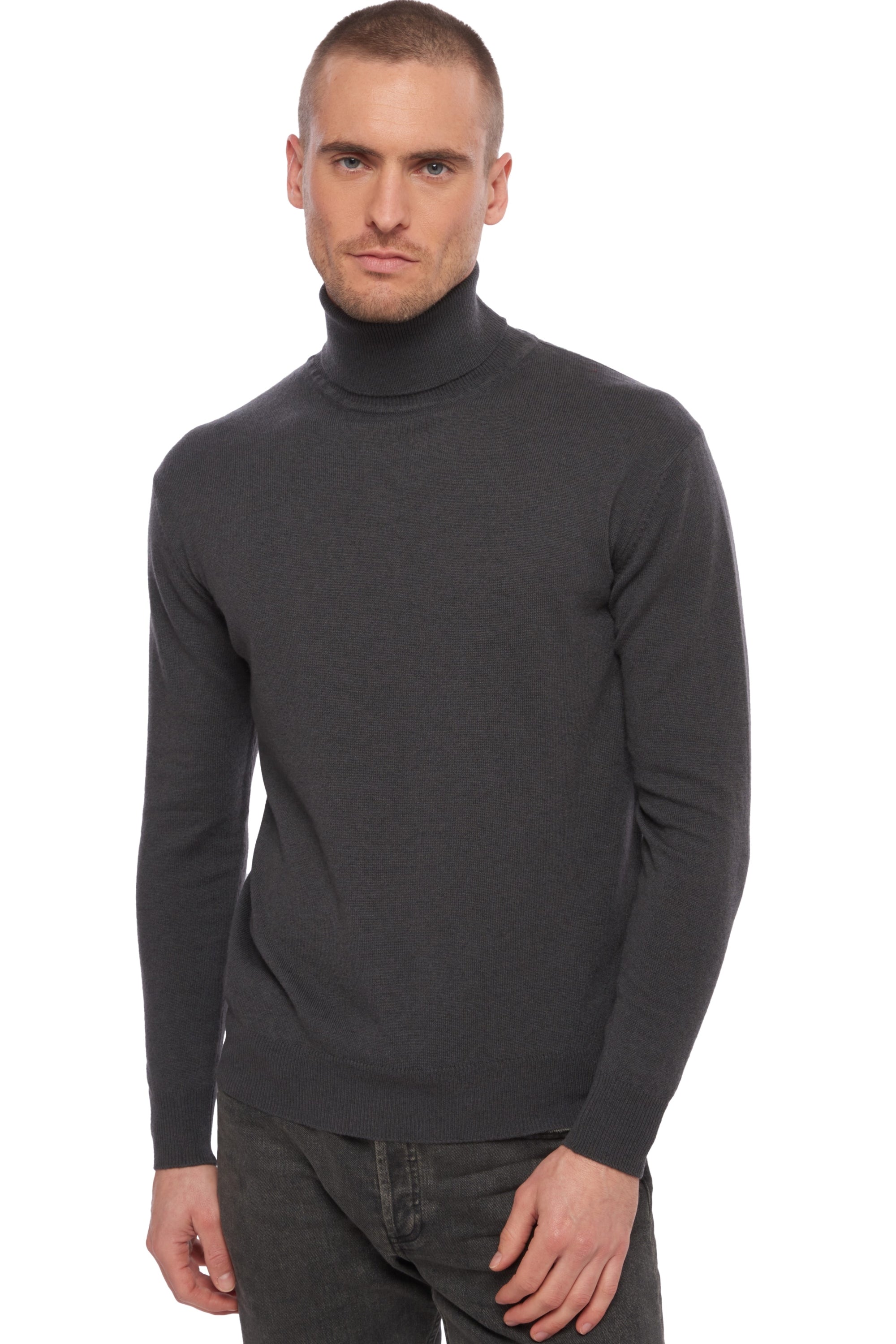 Edgar men's cashmere - anthracite - Mahogany