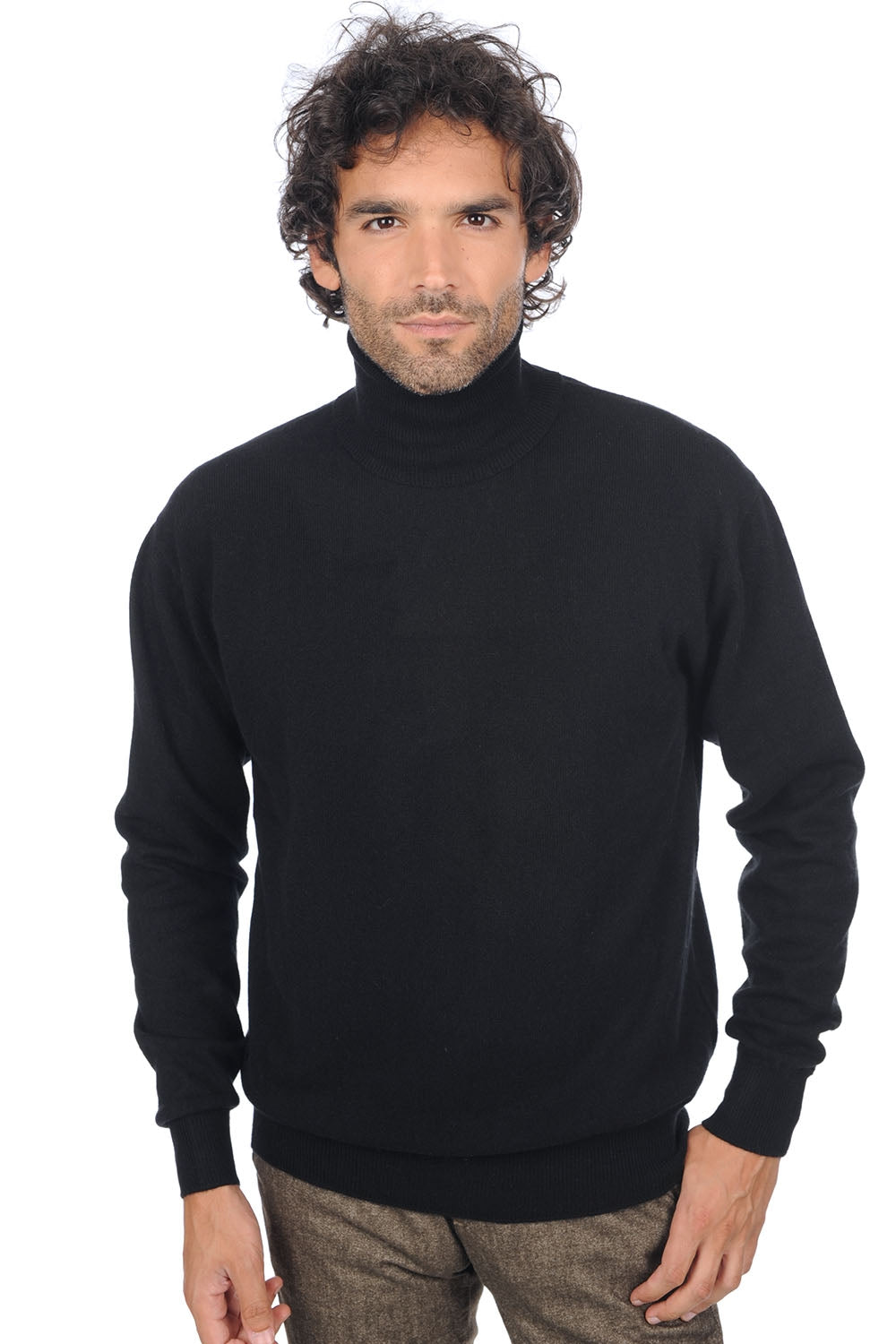 Edgar men's cashmere - black - Mahogany