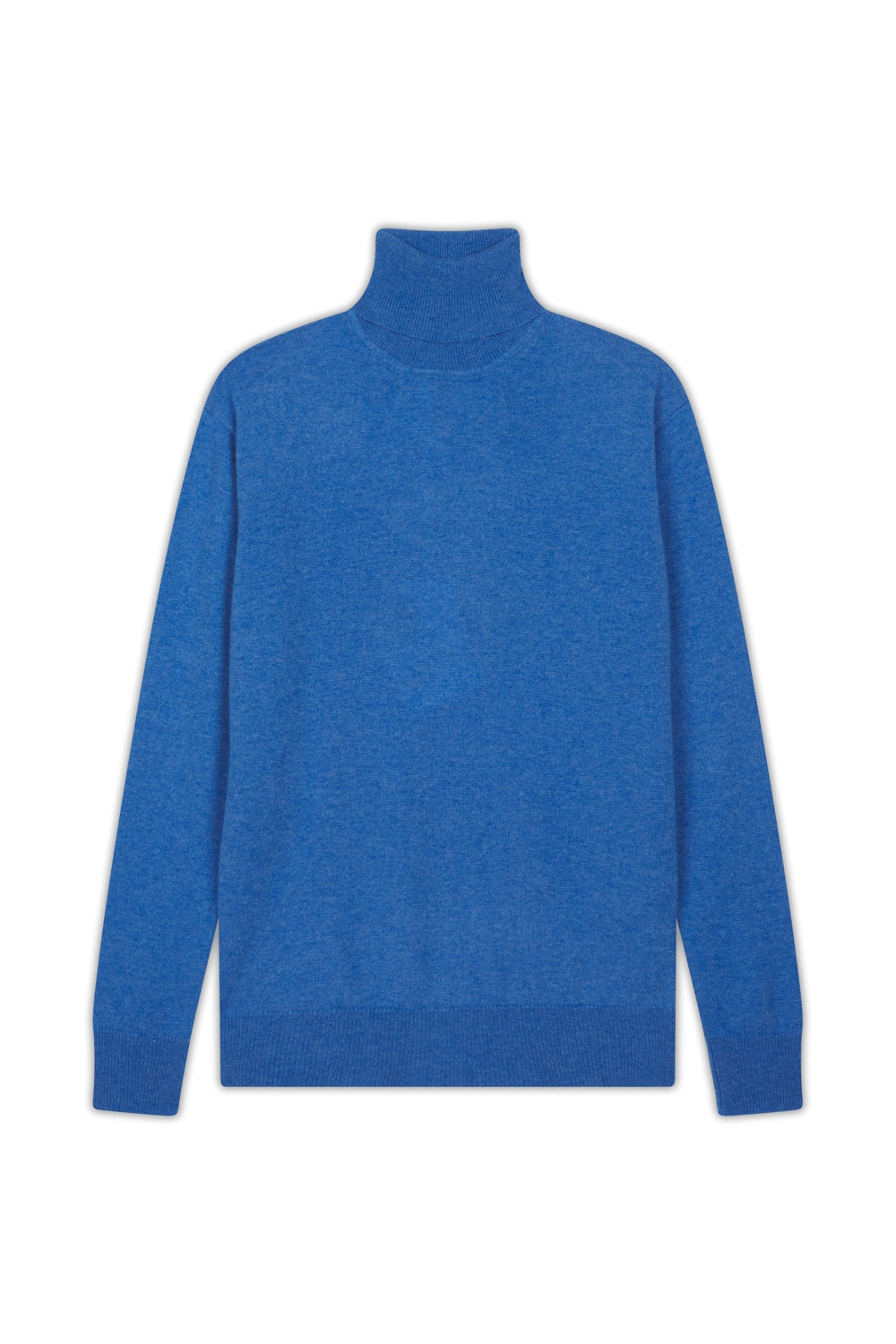 Edgar men's cashmere - bleu chiné - Mahogany
