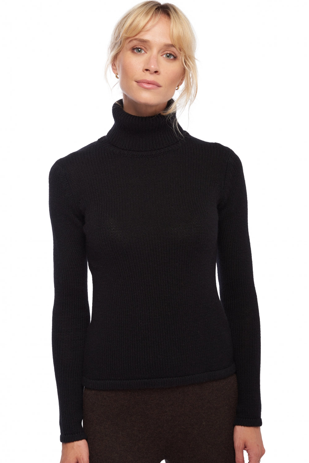 Carla cashmere women's jumper - black - Mahogany