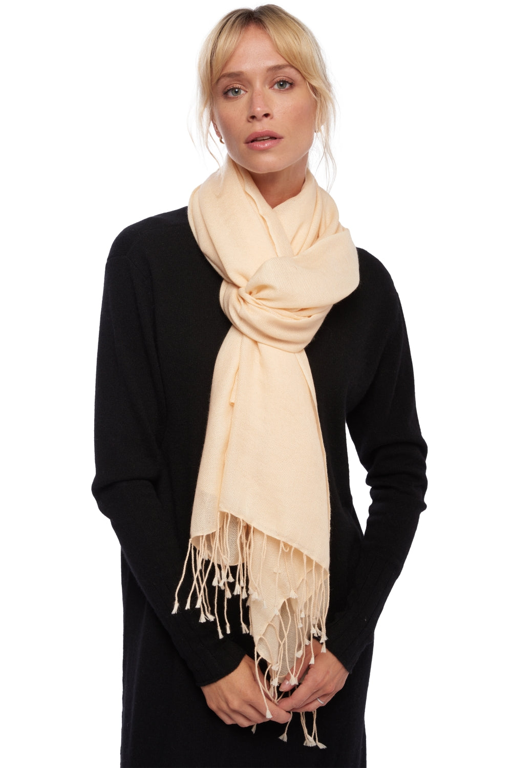 Diamant unisex cashmere - champagne - Mahogany