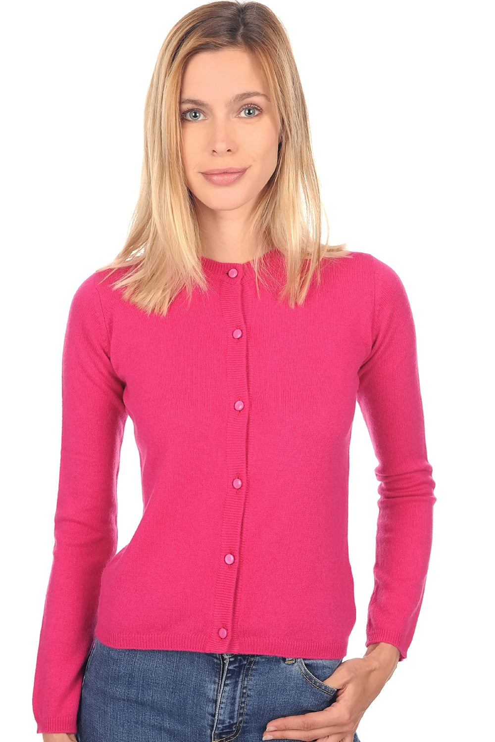 Chloe in cashmere for women - fuchsia - Mahogany
