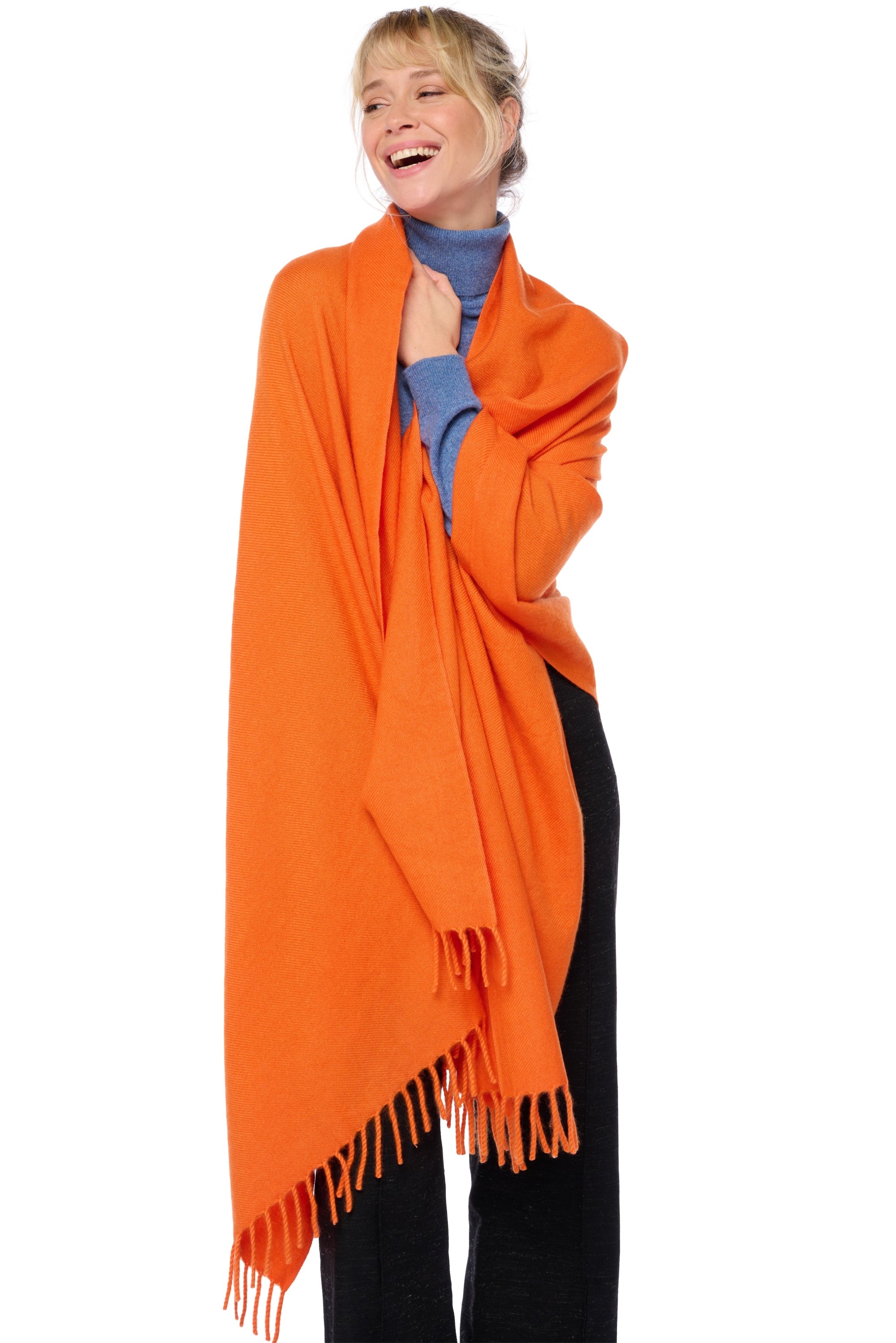 Niry women's cashmere - orange - Mahogany