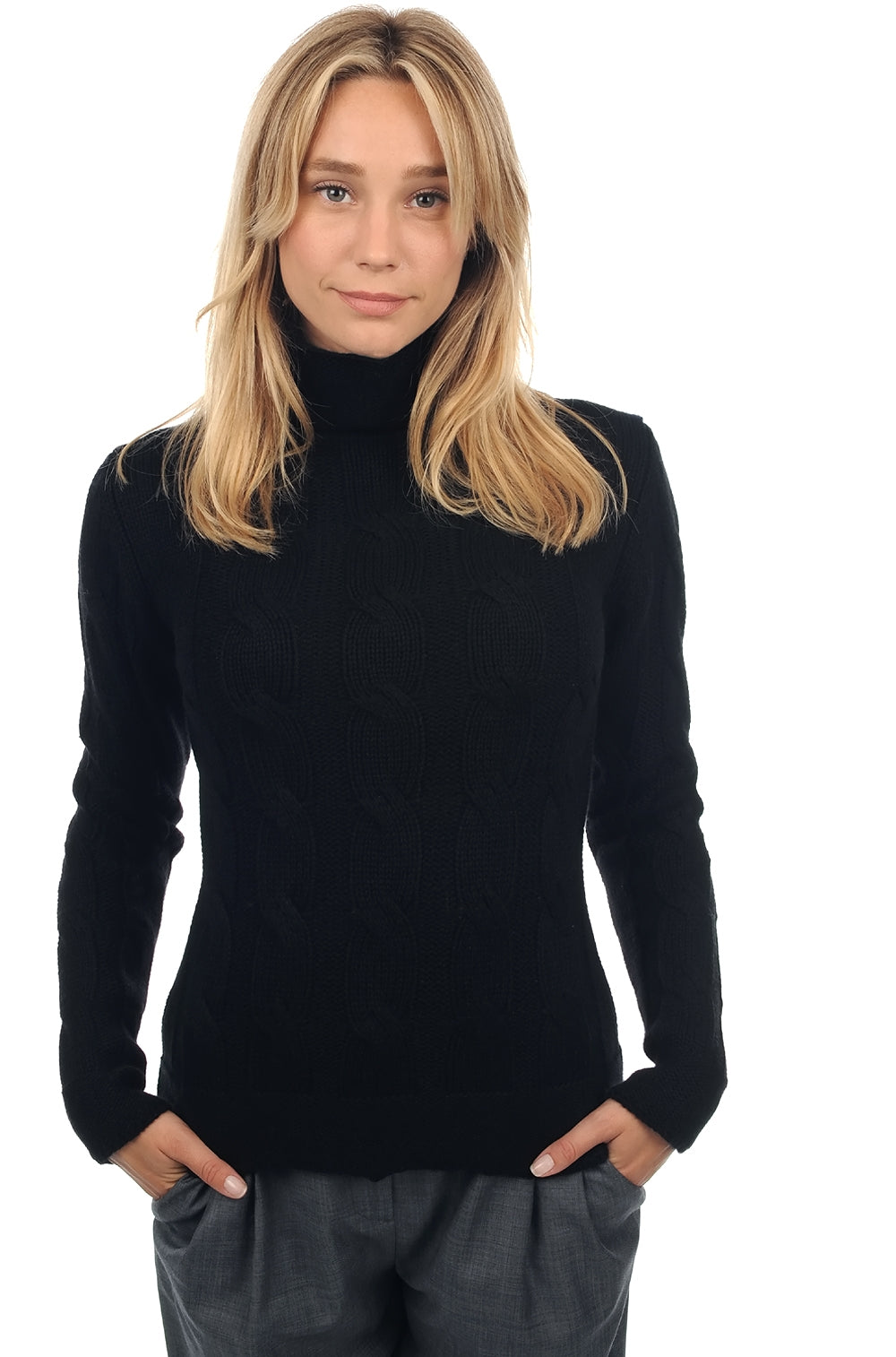 Blanche women's cashmere jumper - black - Mahogany