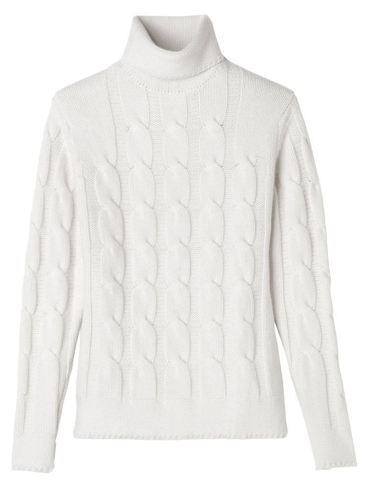 Blanche in women's cashmere - off-white - Mahogany