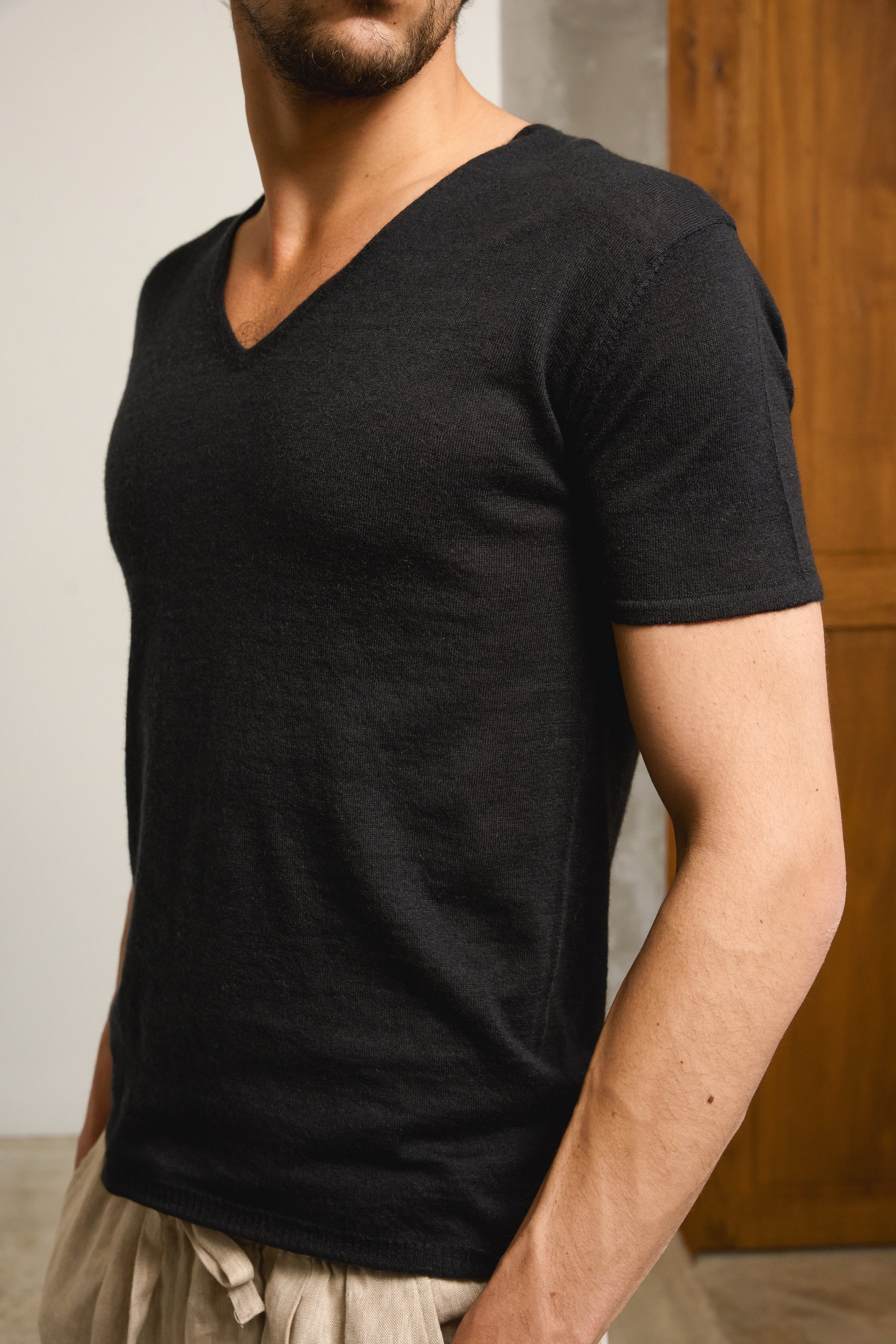 Nino en duvet de cachemire homme - Vue 1 - noir - Mahogany