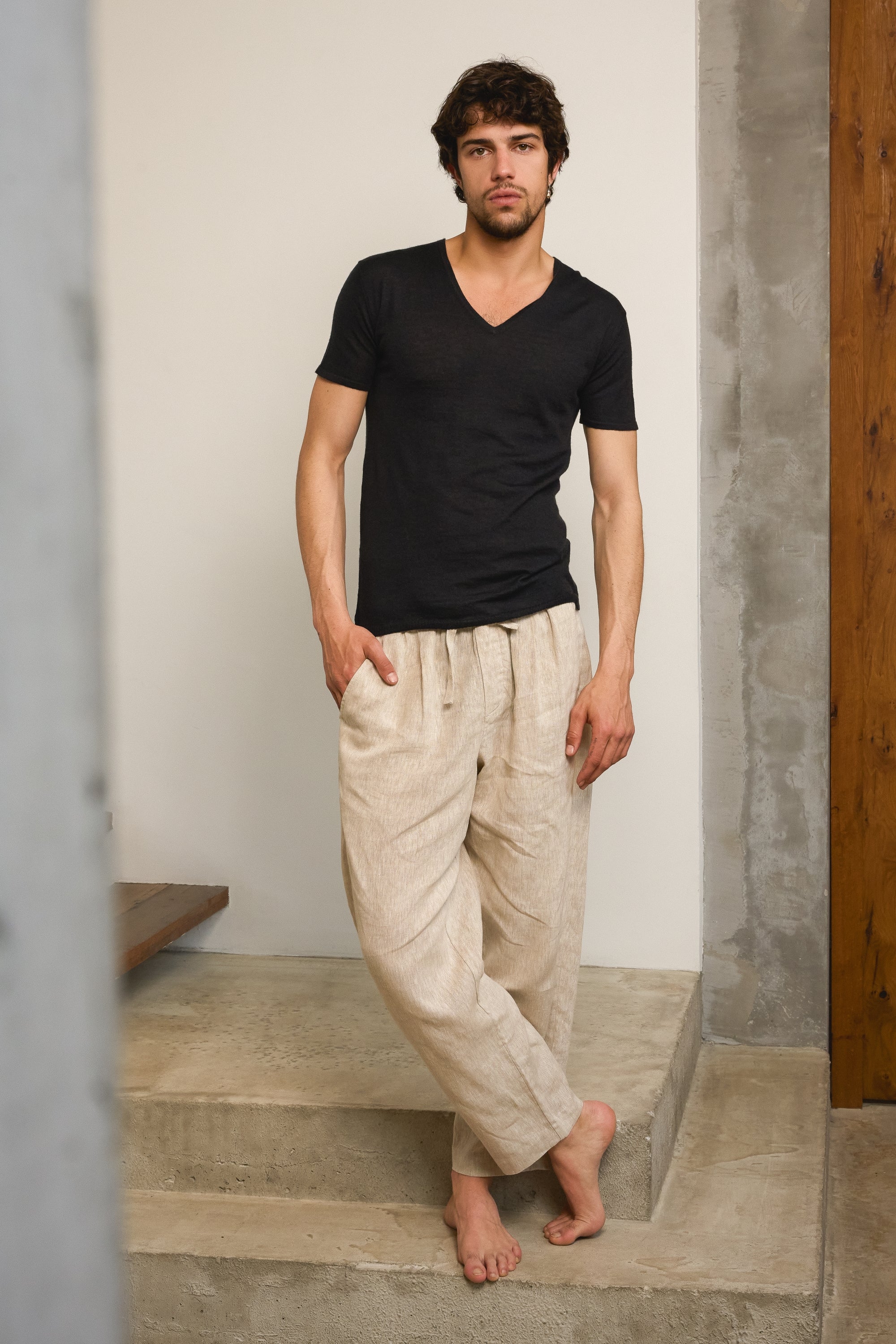 Nino en duvet de cachemire homme - Vue 2 - noir - Mahogany