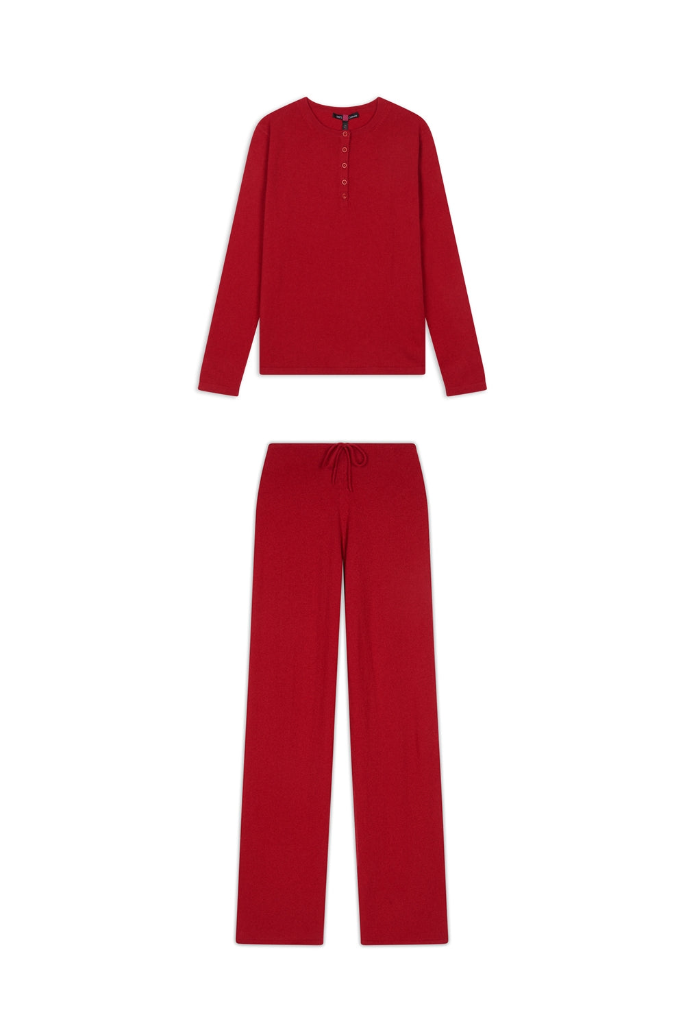 Loan in cashmere for women - velvet red - Mahogany