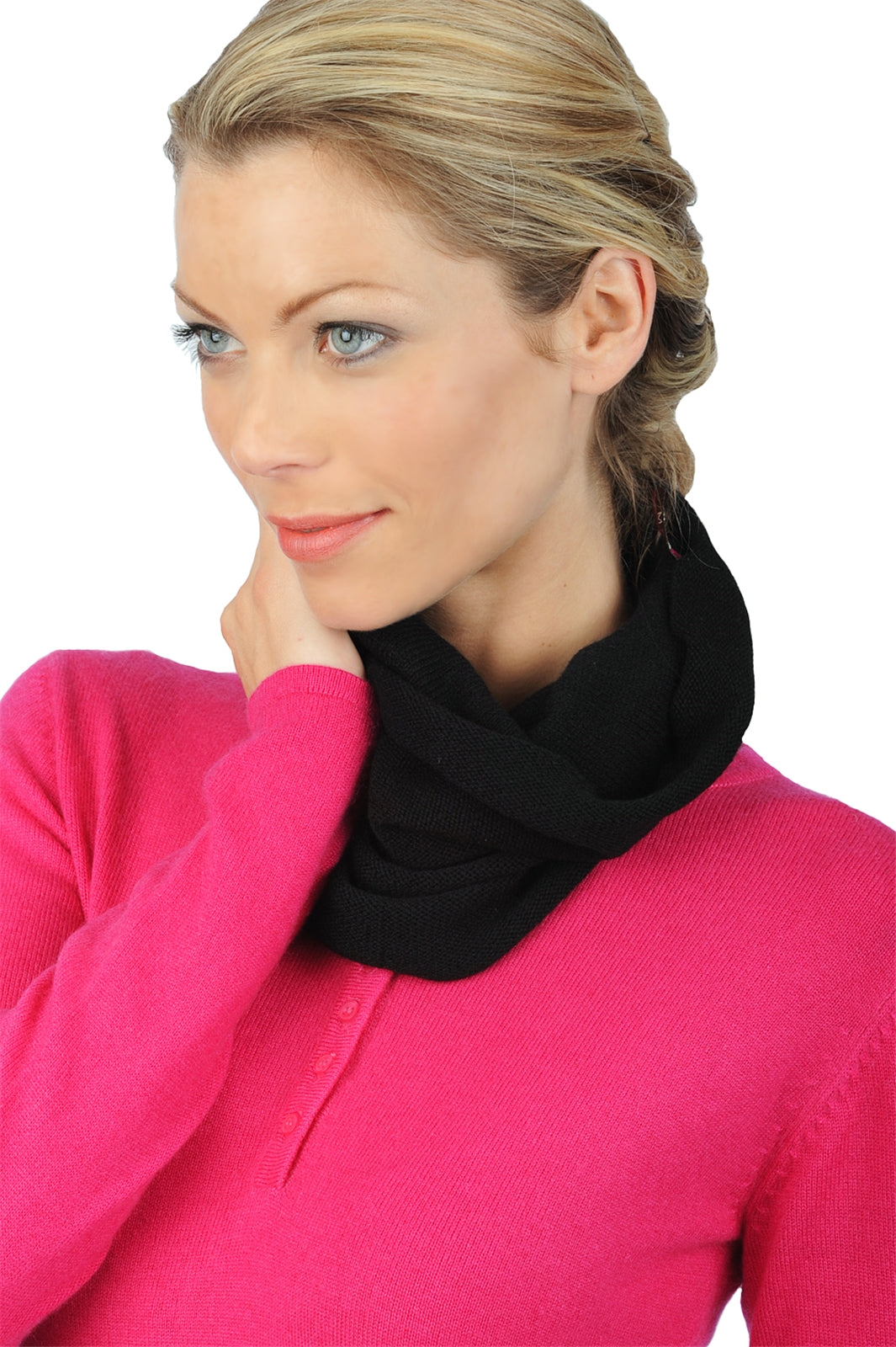 Fraise cashmere women's jumper - black - Mahogany