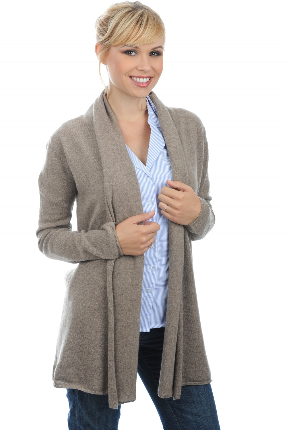 Pucci women's cashmere - natural brown marl - Mahogany