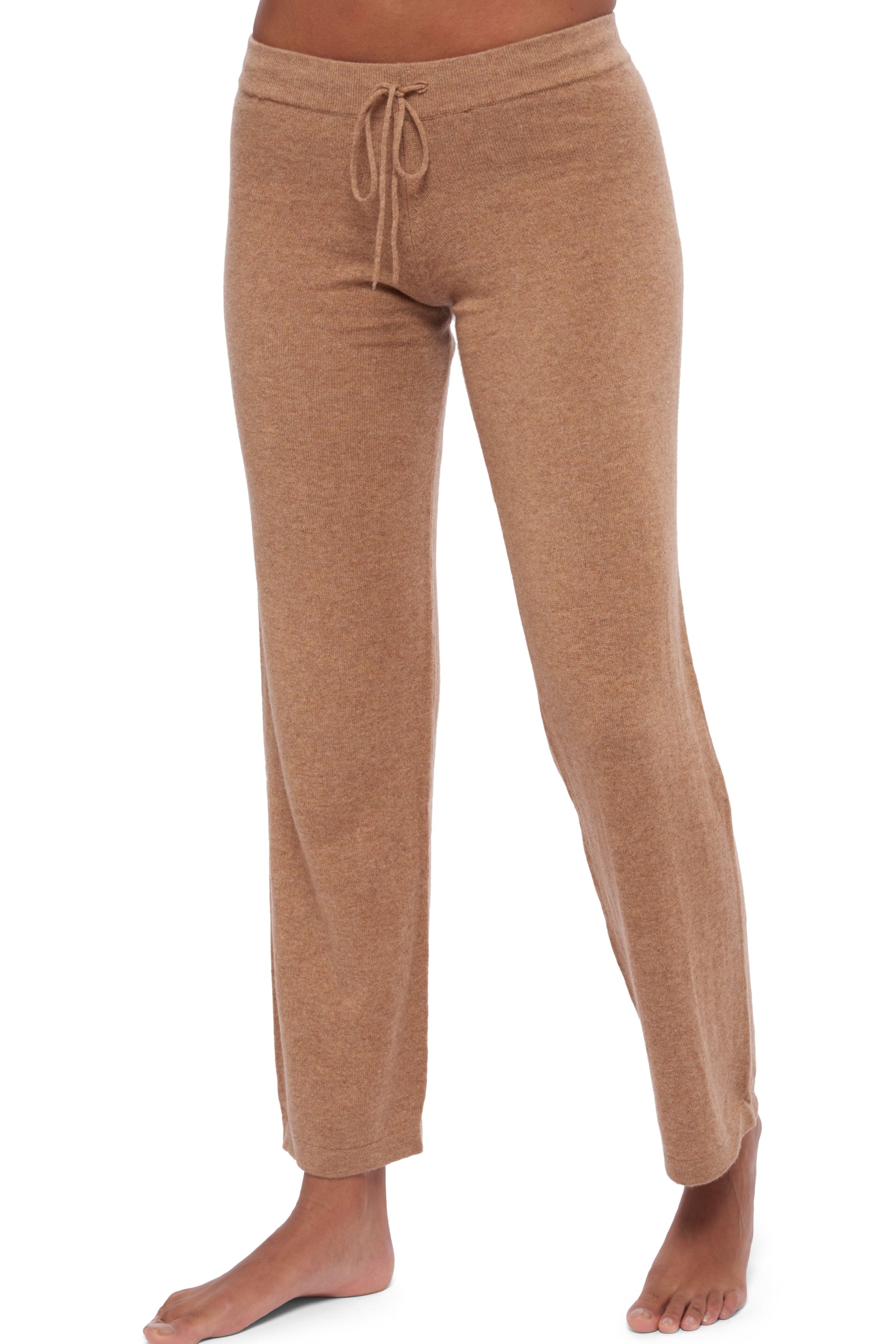 Malice women's cashmere - camel chiné - Mahogany