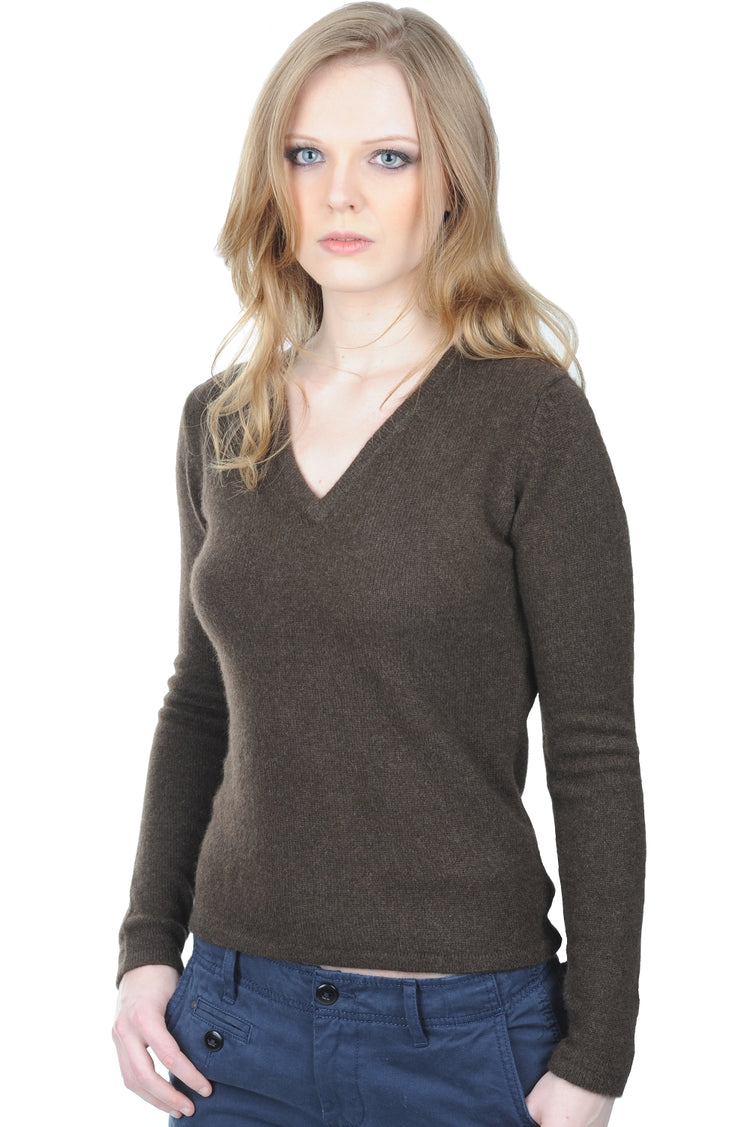 YakEmma in yak for women - natural brown - Mahogany