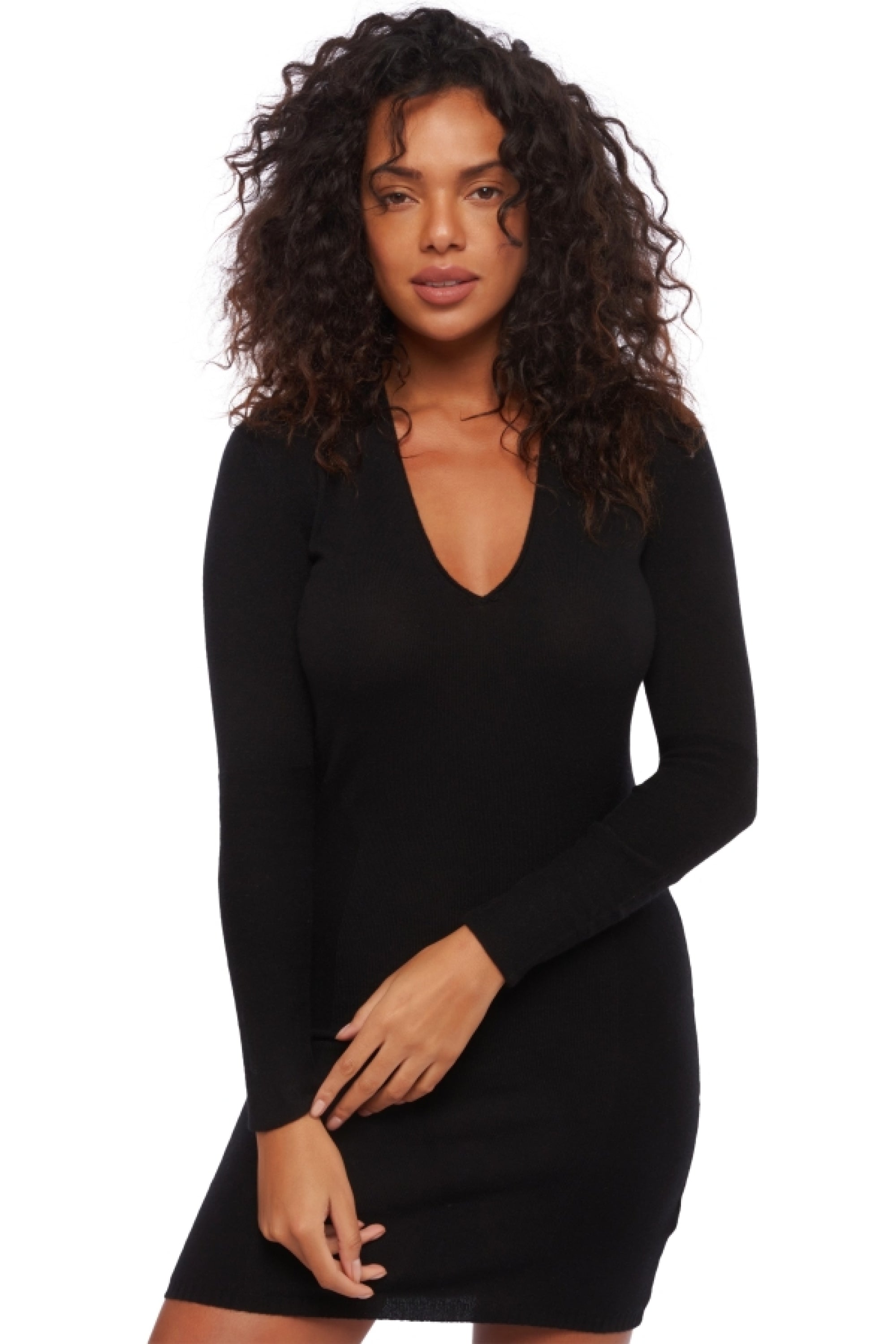 Rosalia women's cashmere - black - Mahogany