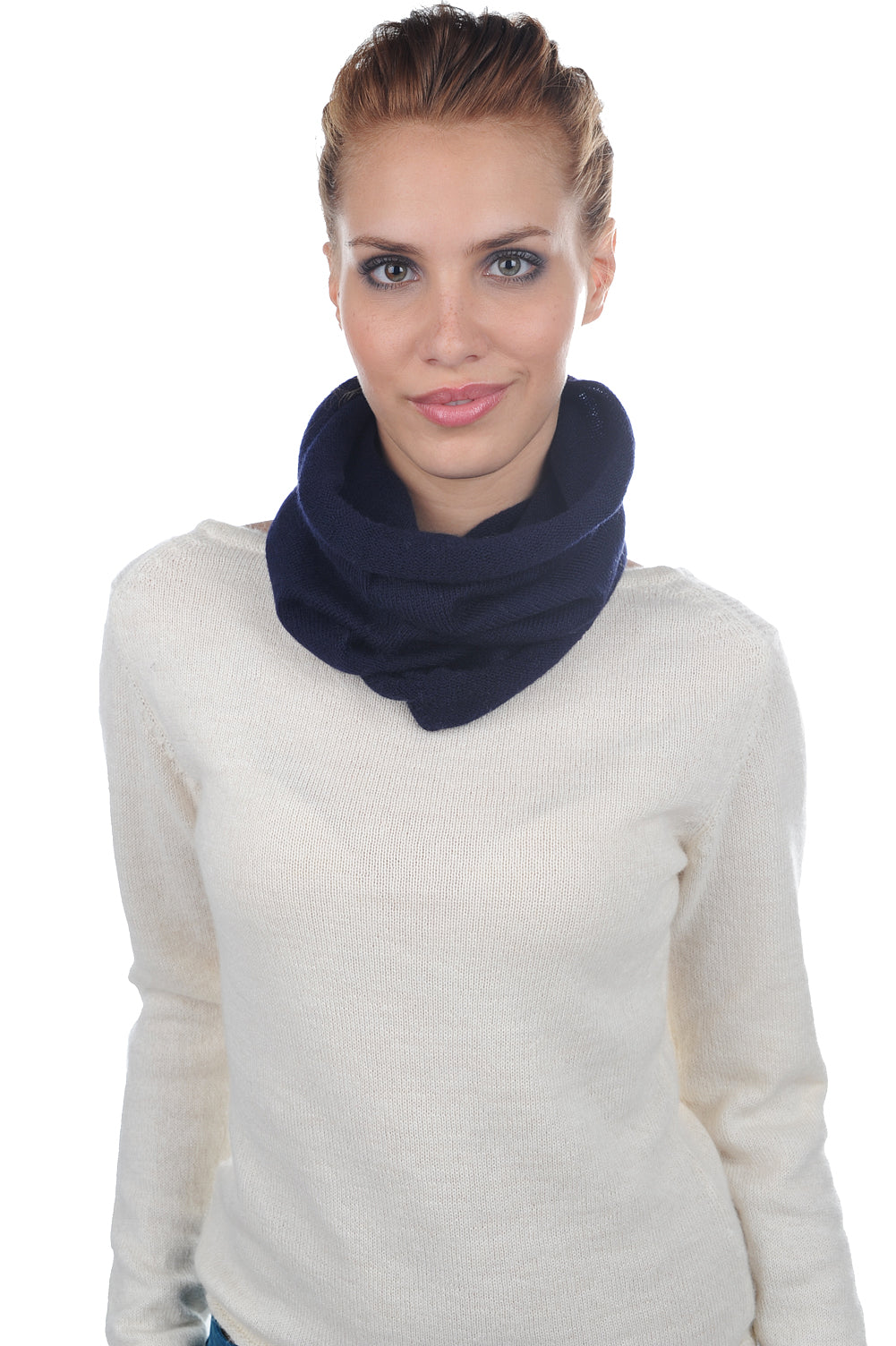 Fraise-Alpaga in unisex baby alpaca - navy blue - Mahogany