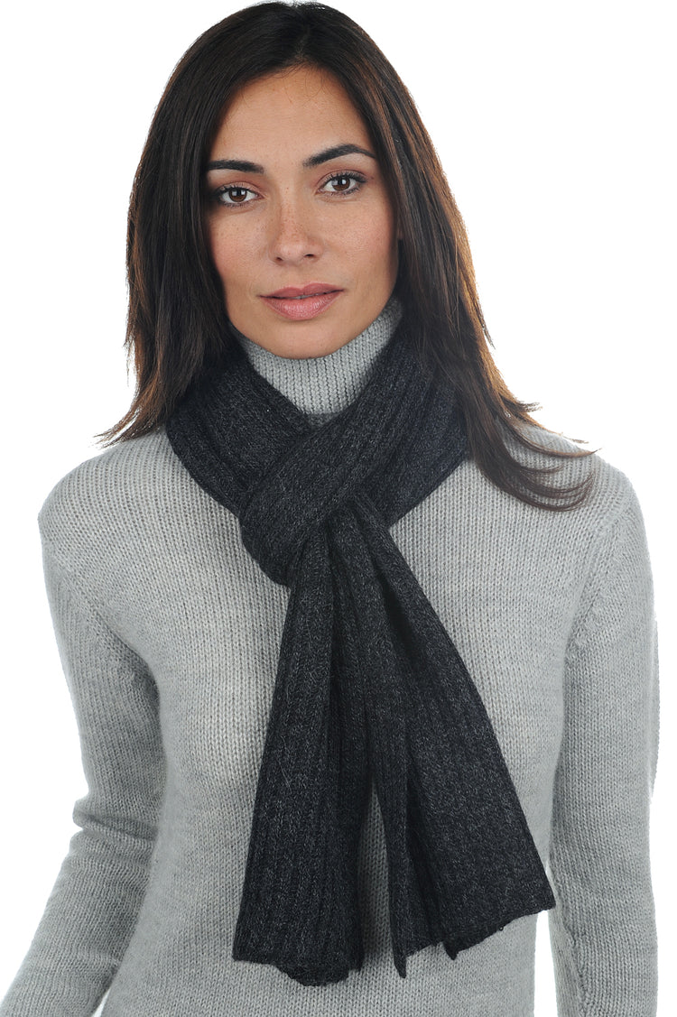 Baby alpaca scarf, 100% Baby Alpaca, unisex, standard / 2 and 4 ply, standard knit, Mahogany