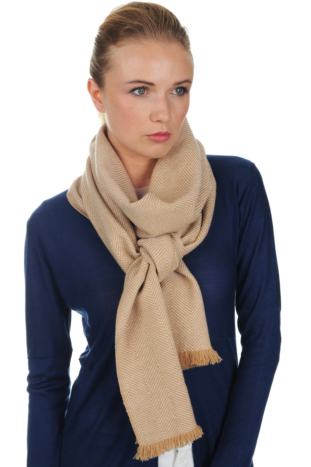 Orage in cashmere unisex - beige - Mahogany