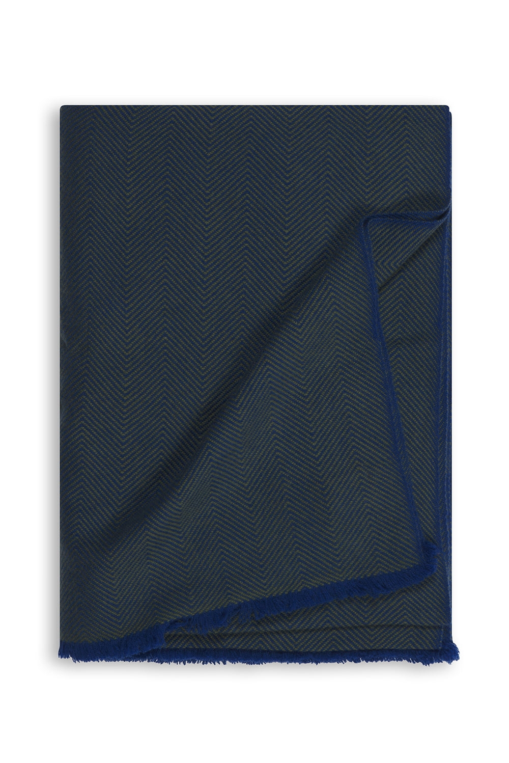 Erable 130 x 190 in mixed cashmere - green - Mahogany
