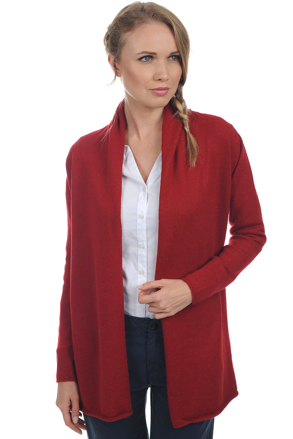 Pucci-Alpaga women's baby alpaca - red - Mahogany