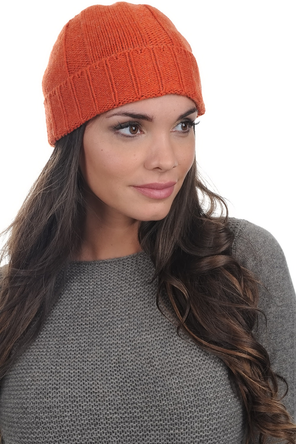 Ted in cashmere men's - paprika - Mahogany