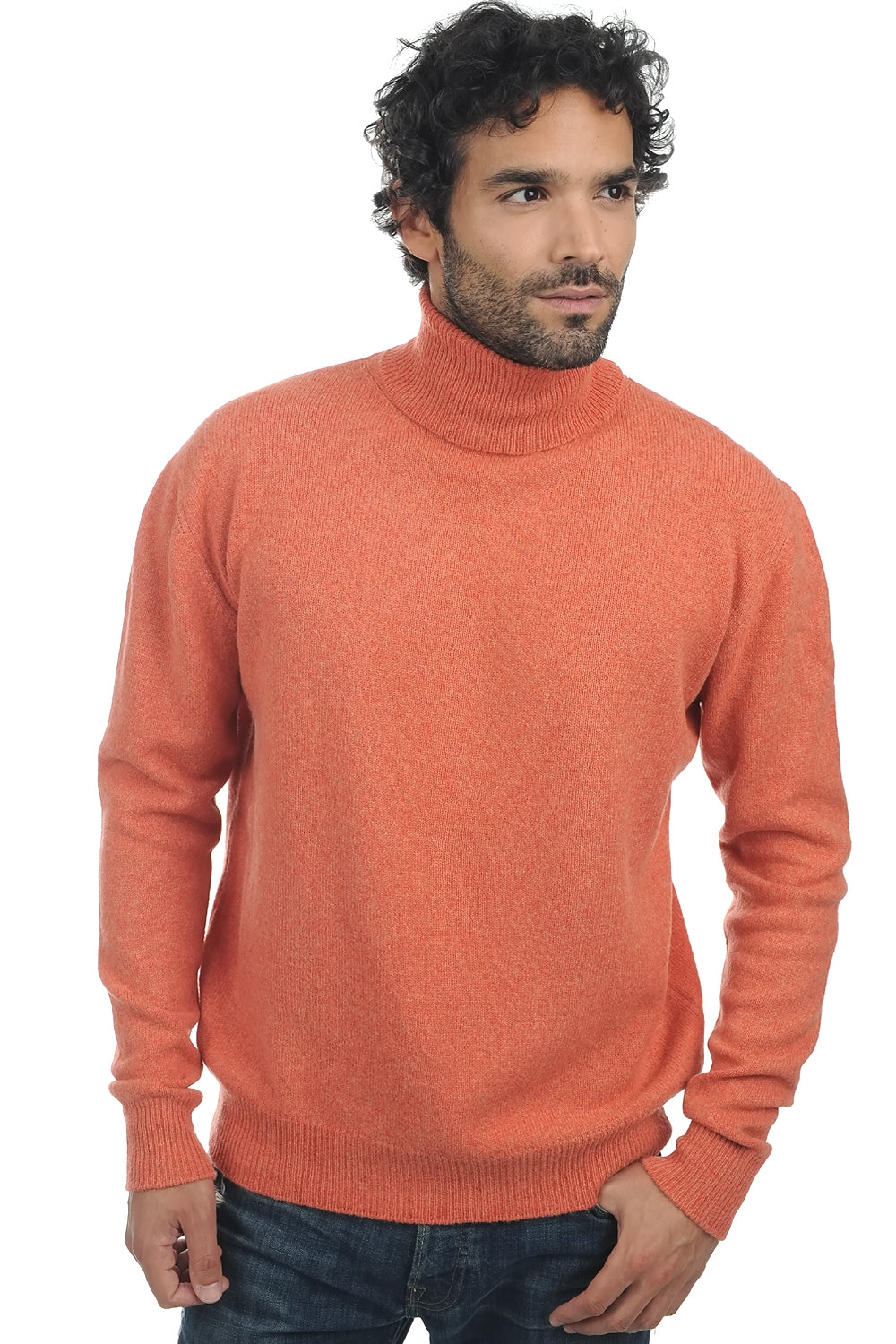 YakEdgar in yak for men - tender peach - Mahogany