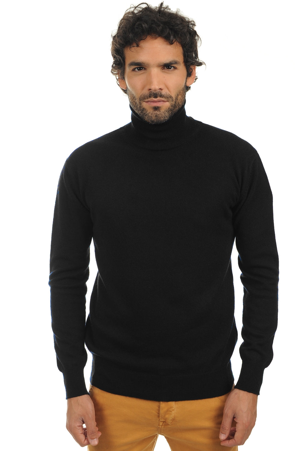 Preston men's cashmere - black - Mahogany