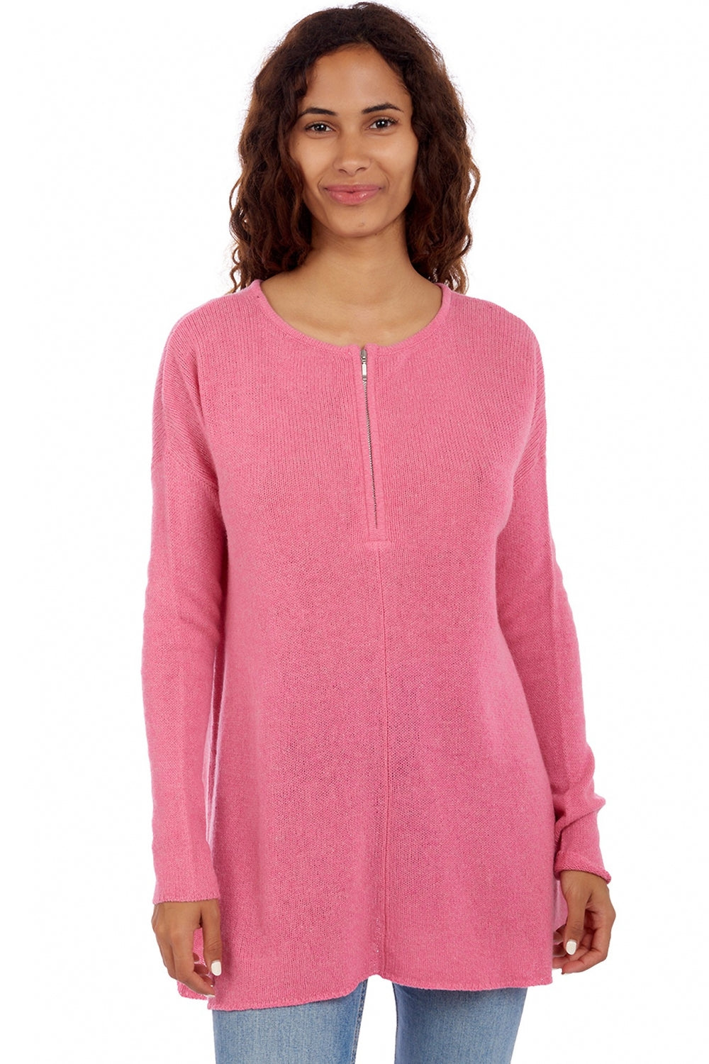 Nadeje women's yak jumper - pink - Mahogany