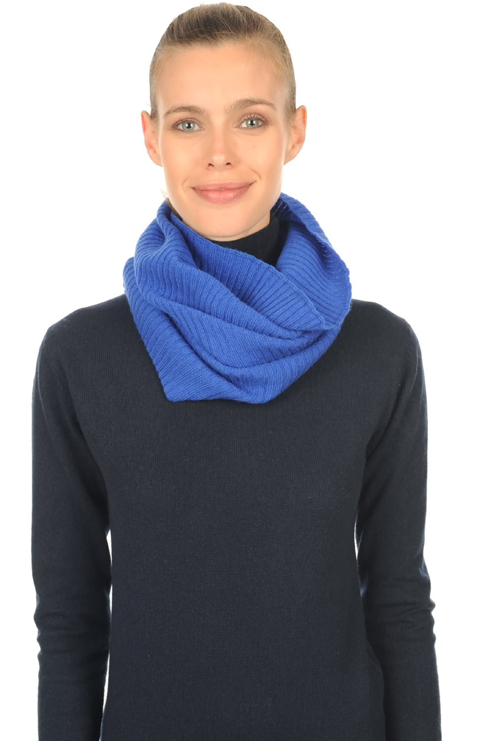 Cerise in cashmere for women - lapis blue - Mahogany