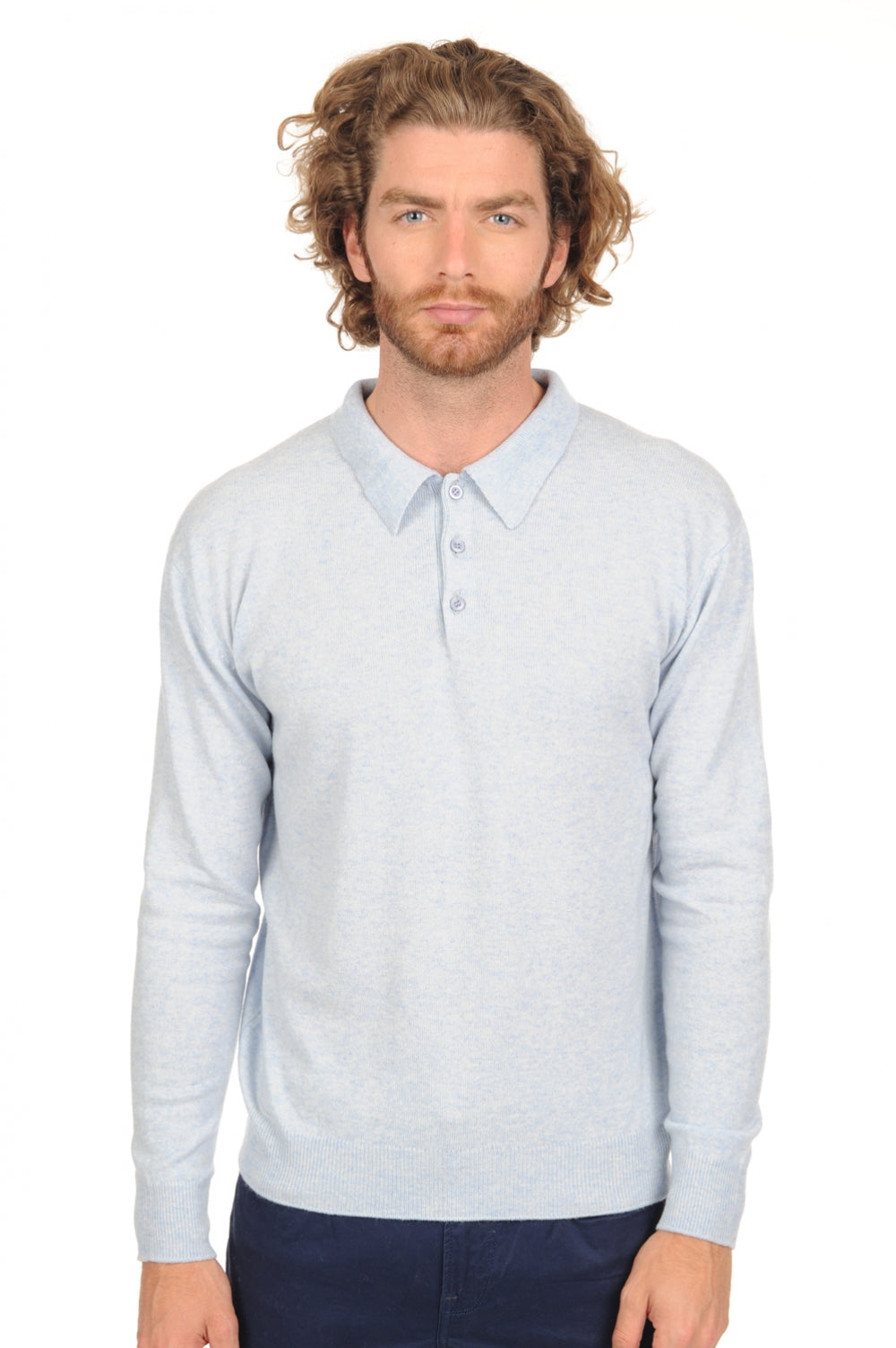 Alexandre in men's cashmere - arctic - Mahogany