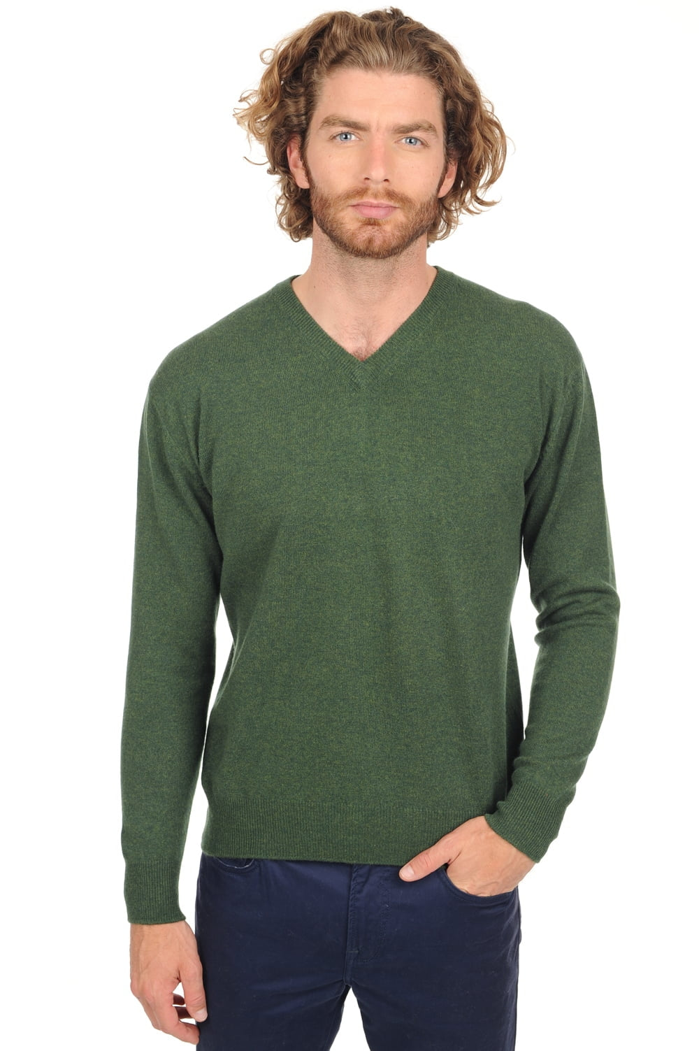 Hippolyte men's cashmere - cedar - Mahogany