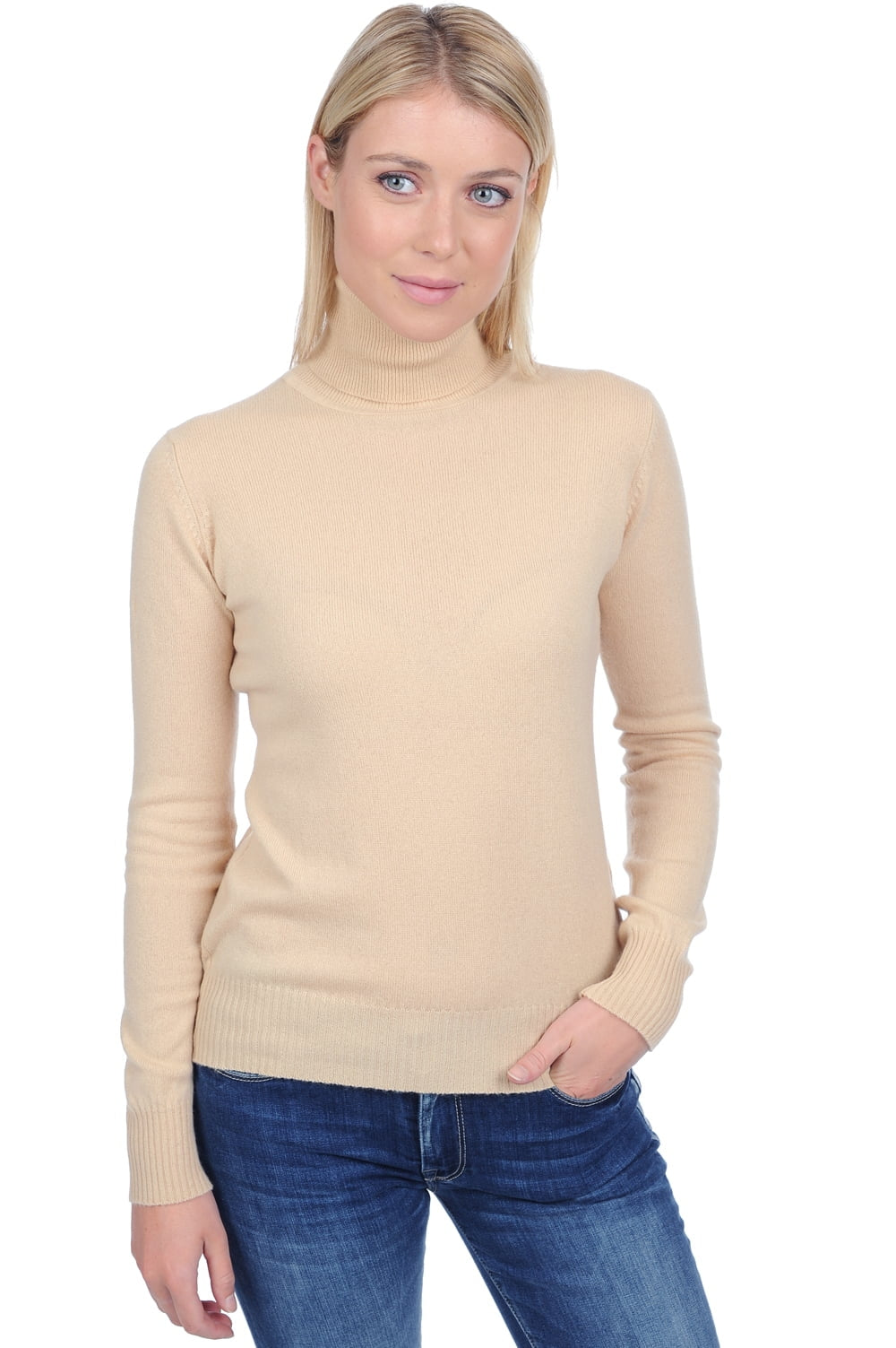 Lili in cashmere for women - honey - Mahogany
