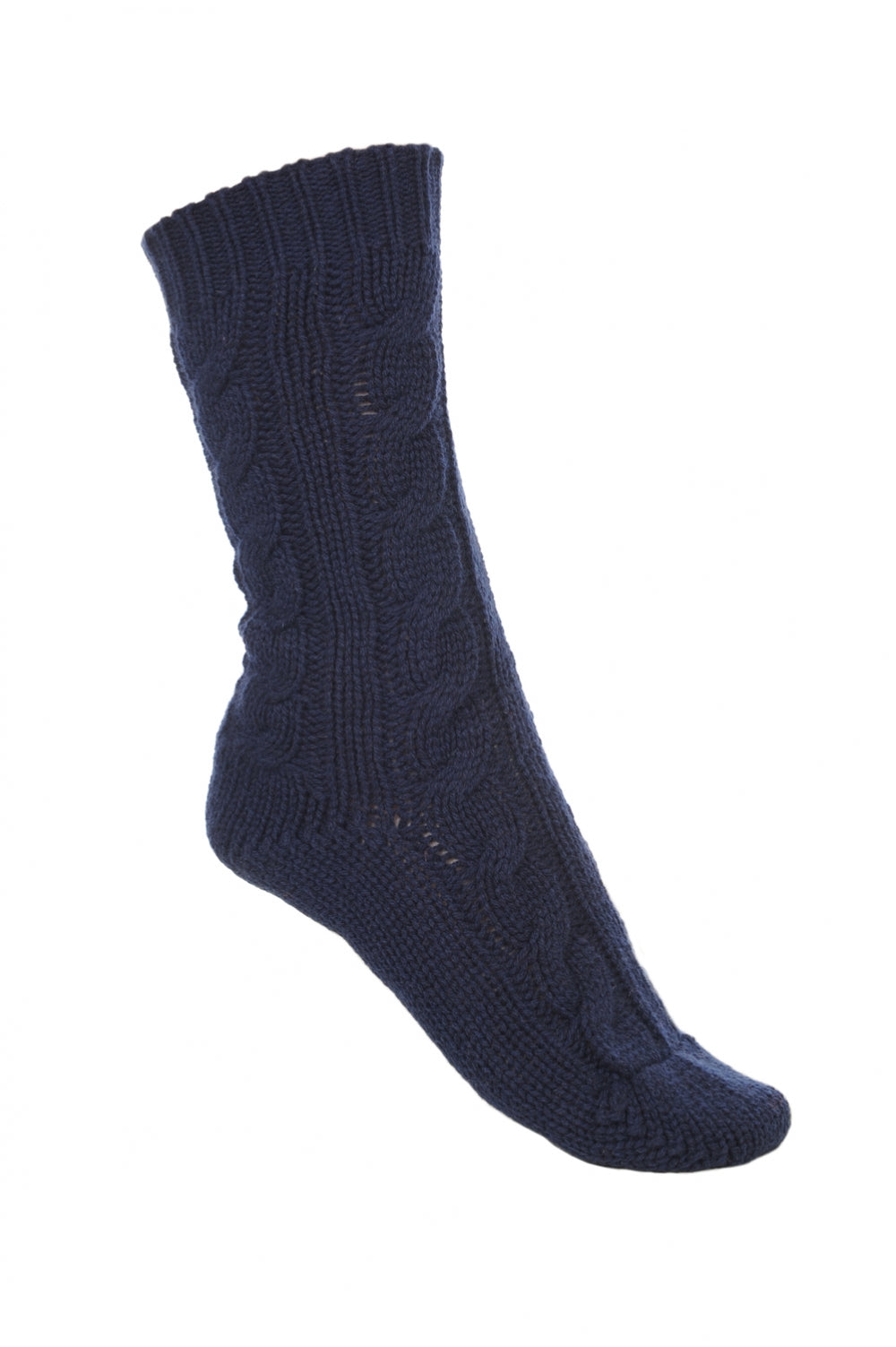 Pedibus cashmere unisex socks - dark navy - Mahogany
