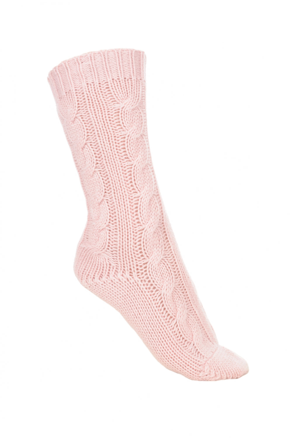 Pedibus cashmere unisex socks - pale pink - Mahogany