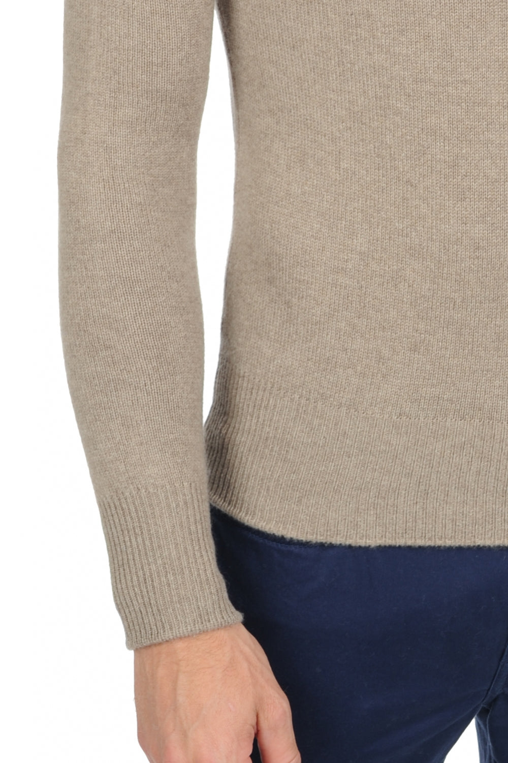 Donovan Premium en cachemire homme - Vue 4 - dolma natural - Mahogany