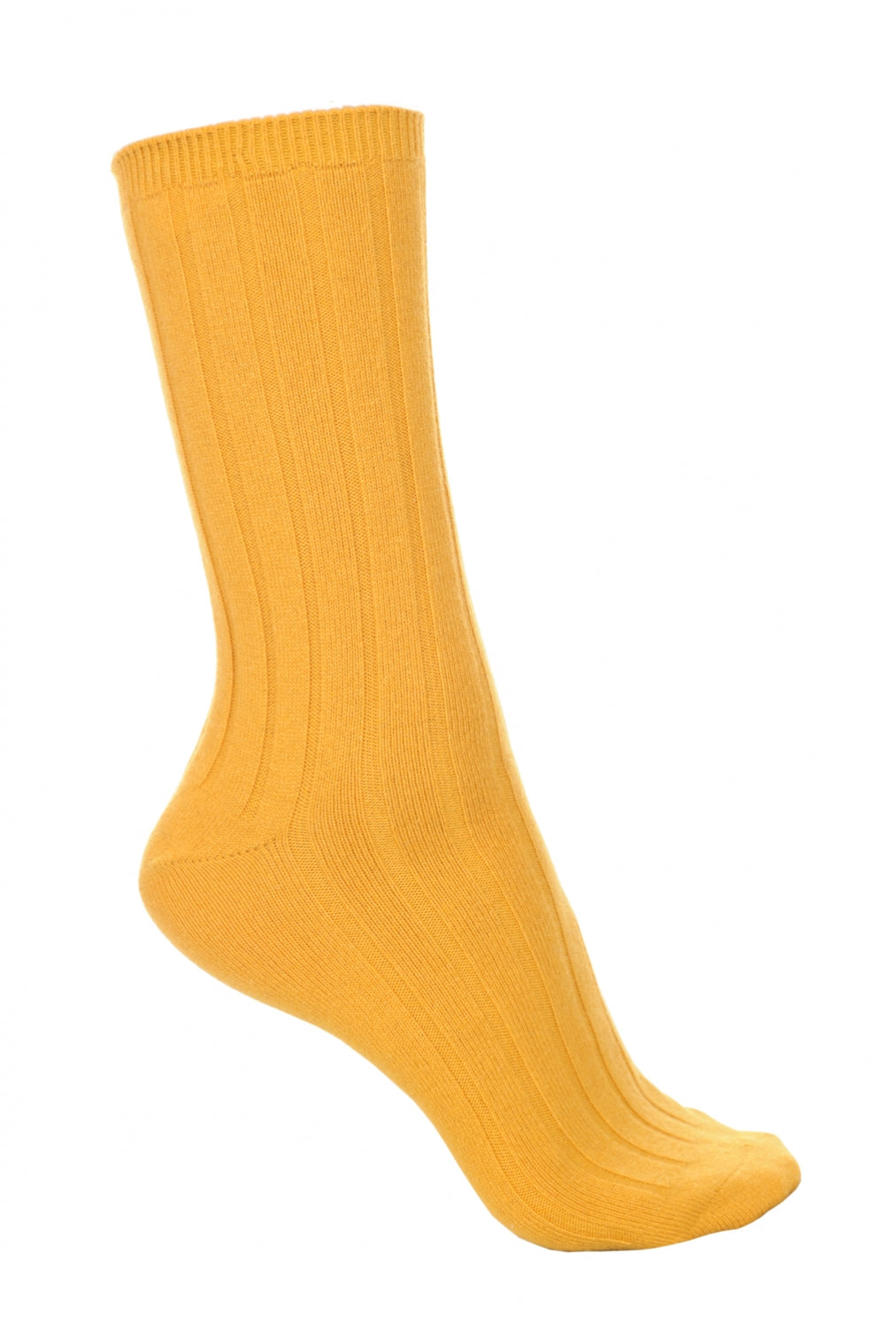 Dragibus in cashmere & elastane for women - mustard - Mahogany