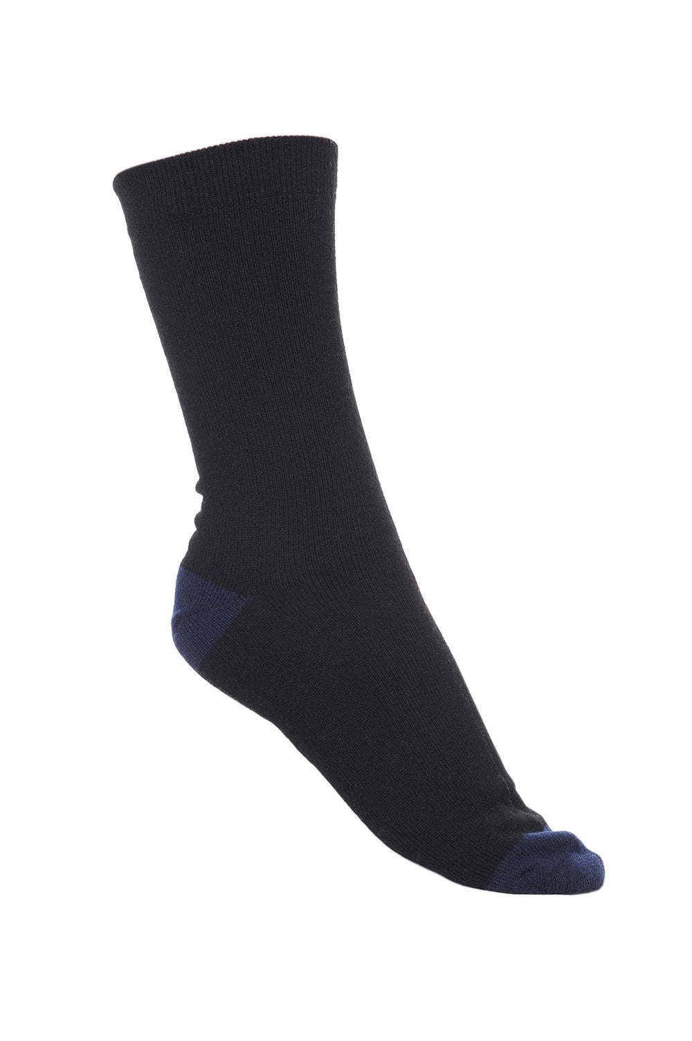 Frontibus women's cashmere & elastane jumper - black-dark navy - Mahogany