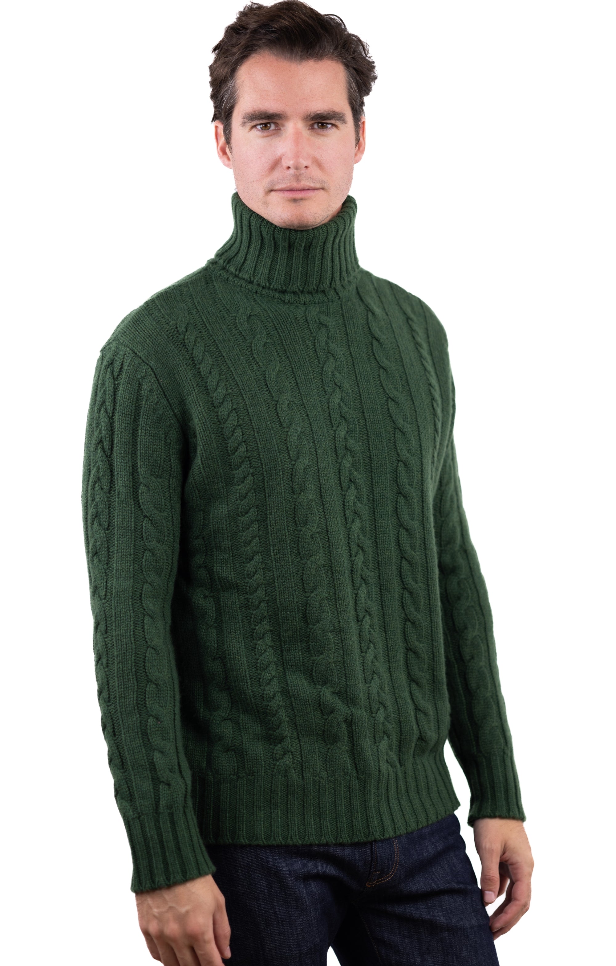 Lucas in men's cashmere - cedar - Mahogany