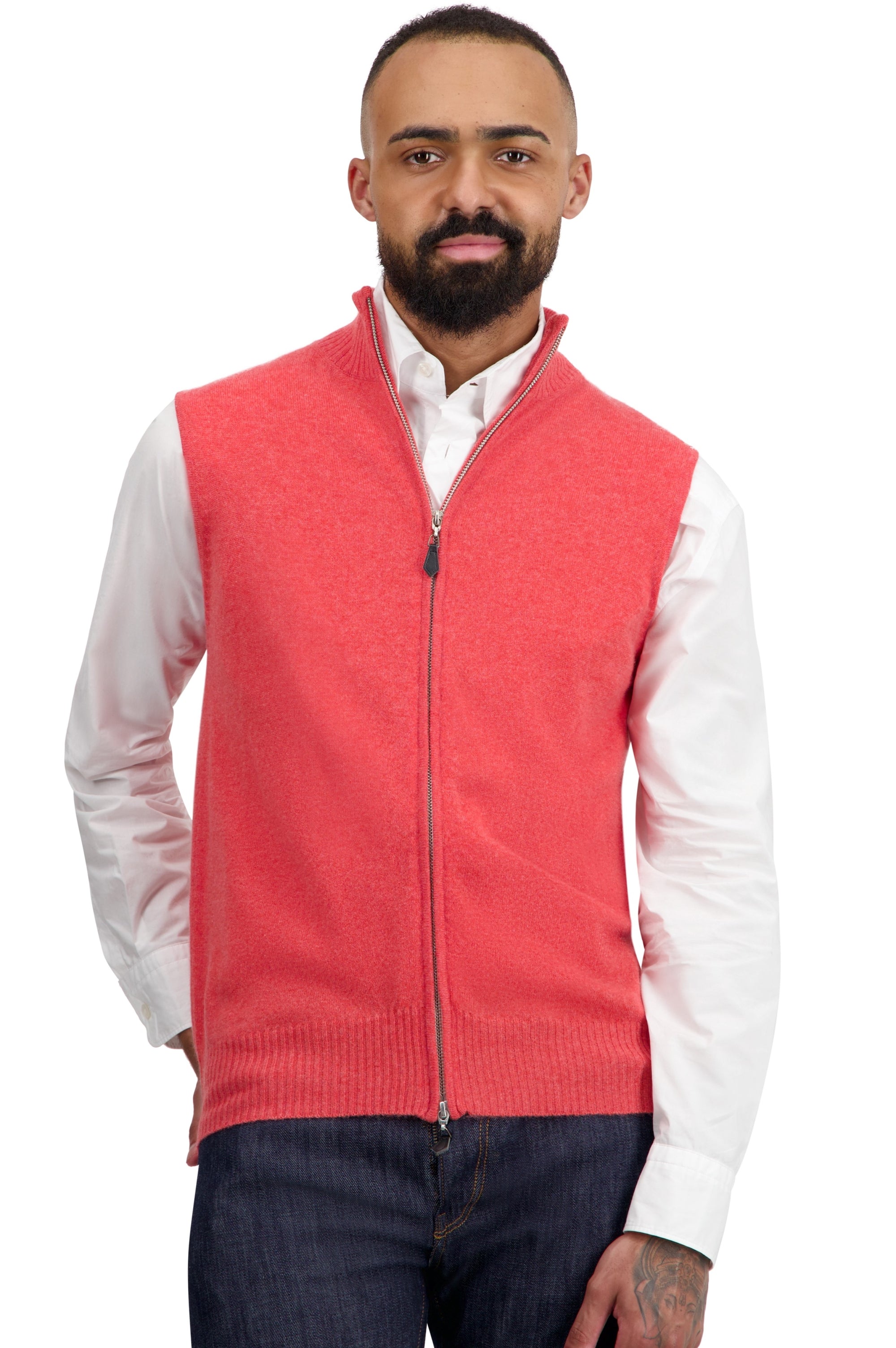 Dali men's cashmere jumper - tagada - Mahogany