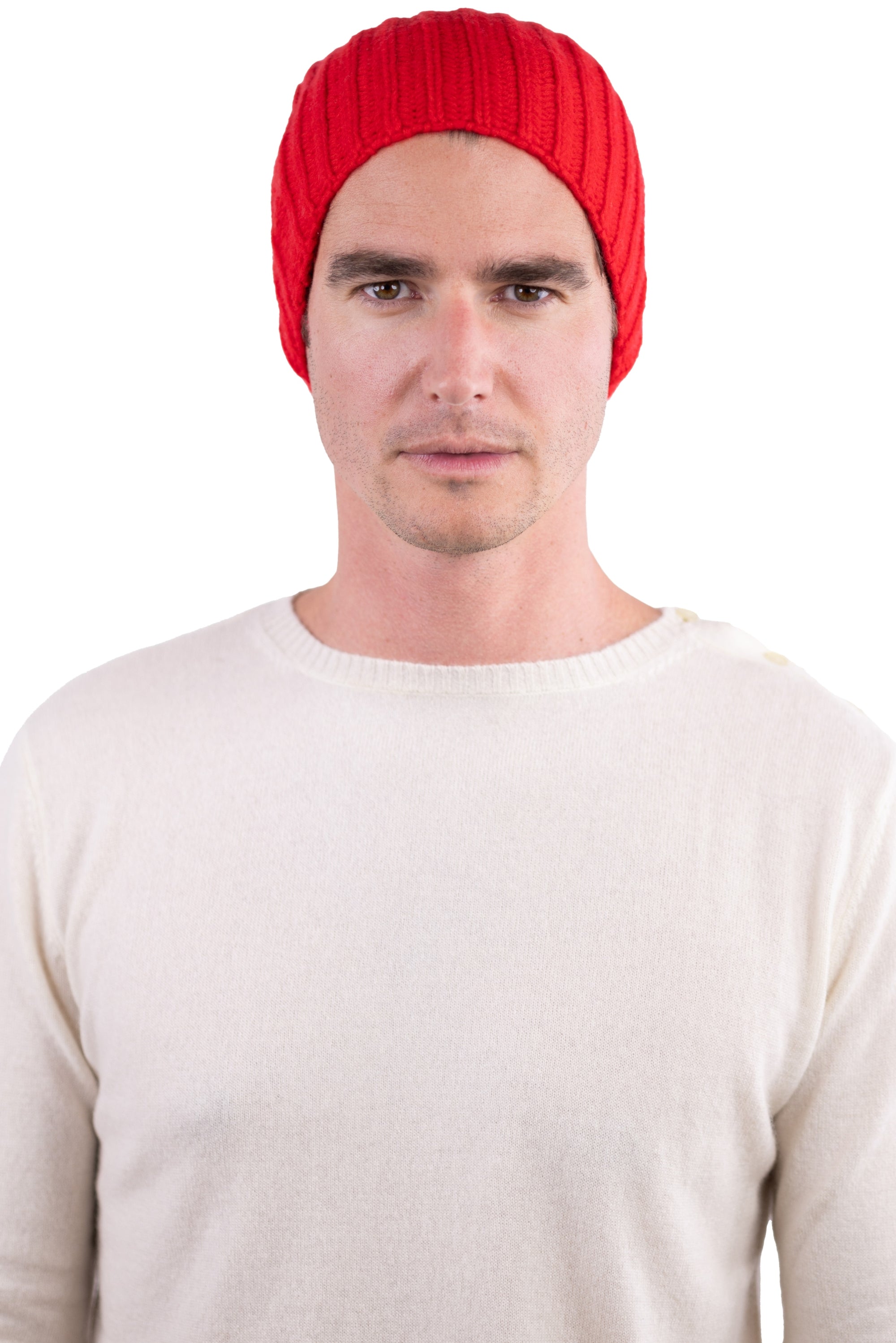 Youpie in cashmere unisex - red - Mahogany