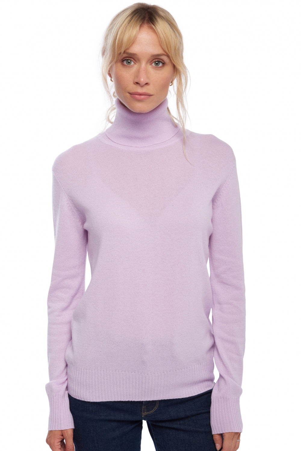 Lili women's cashmere jumper - lilac - Mahogany