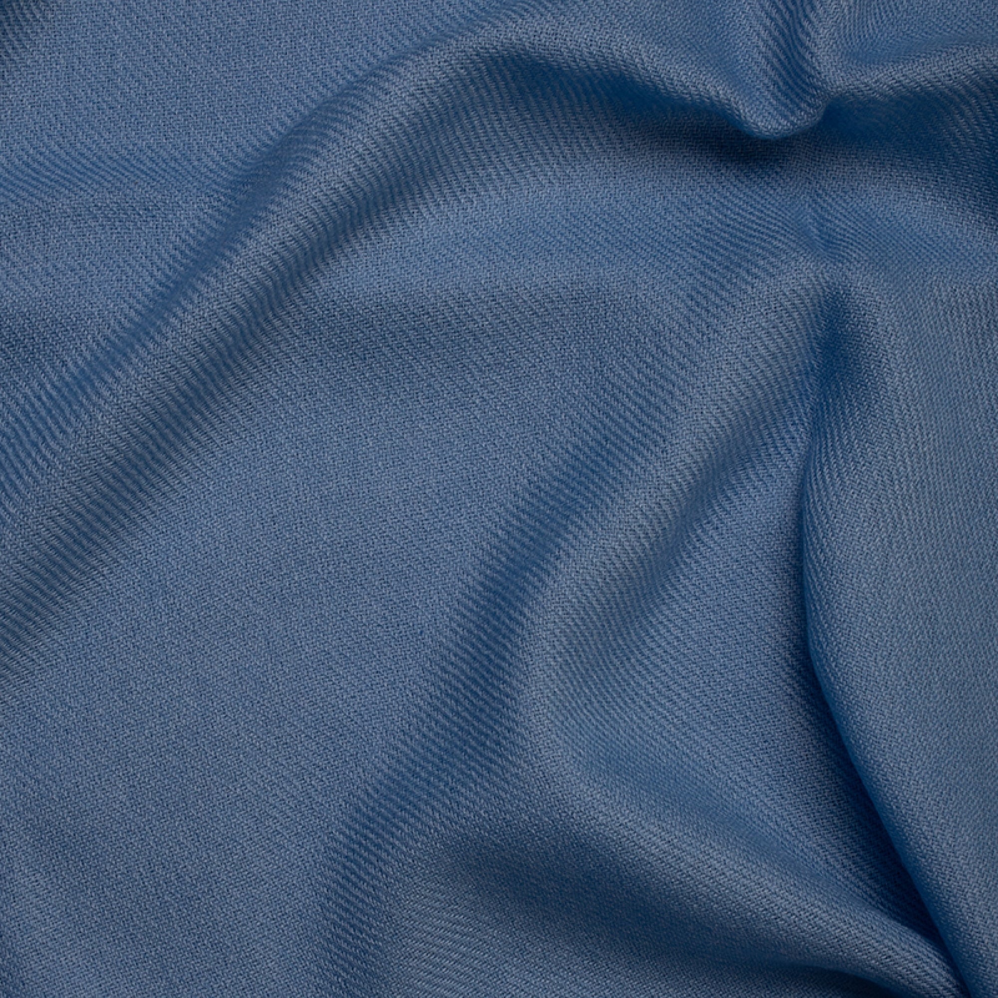 Toodoo Plain L in mixed cashmere - sky blue - Mahogany