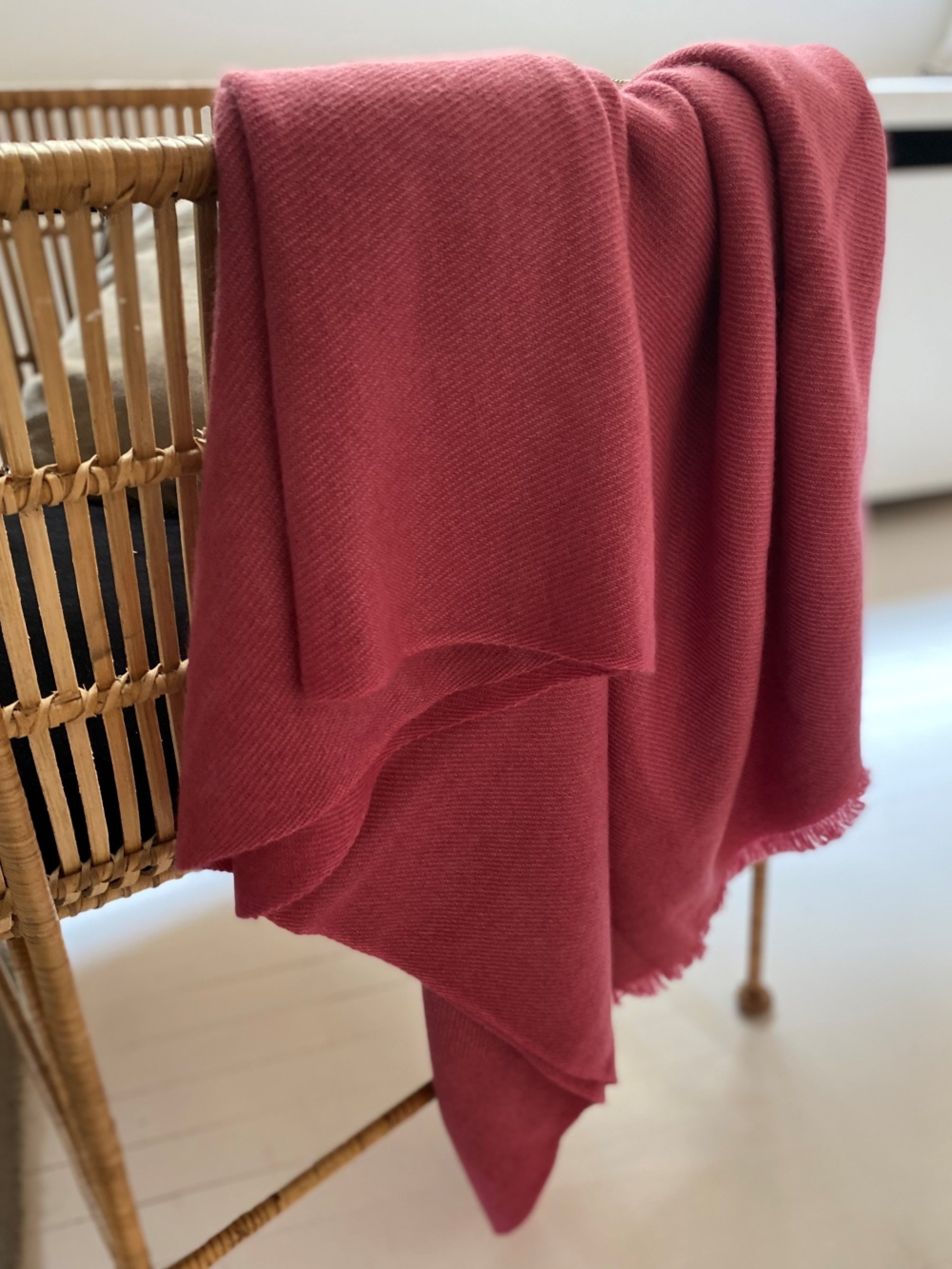 Toodoo Plain XL in mixed cashmere - rosewood - Mahogany