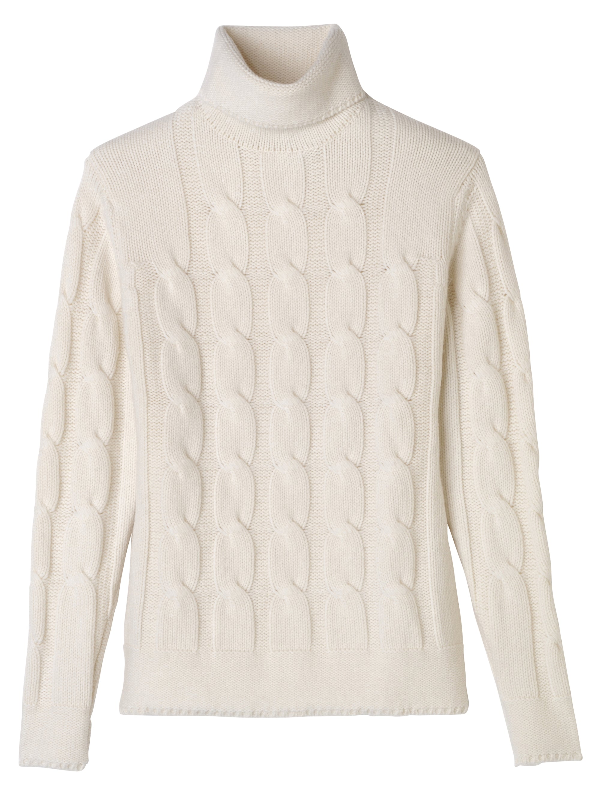 Blanche women's cashmere jumper - natural ecru - Mahogany