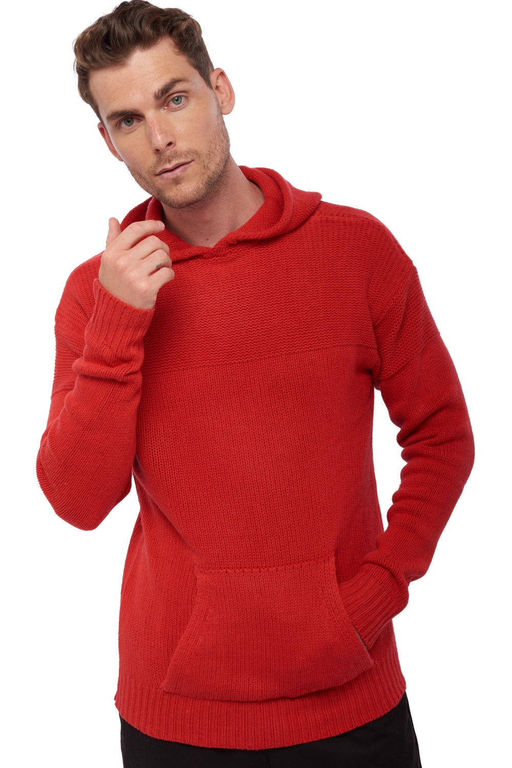 Wayne in yak for men - grenadine - Mahogany