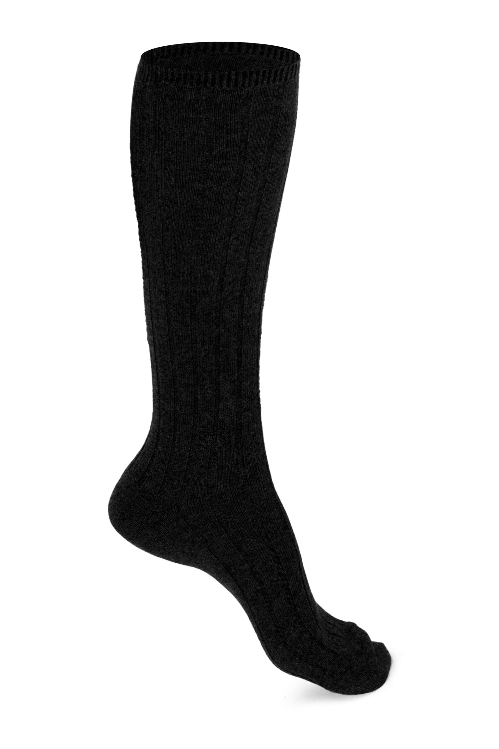 Dragibus Long women's cashmere & elastane jumper - black - Mahogany