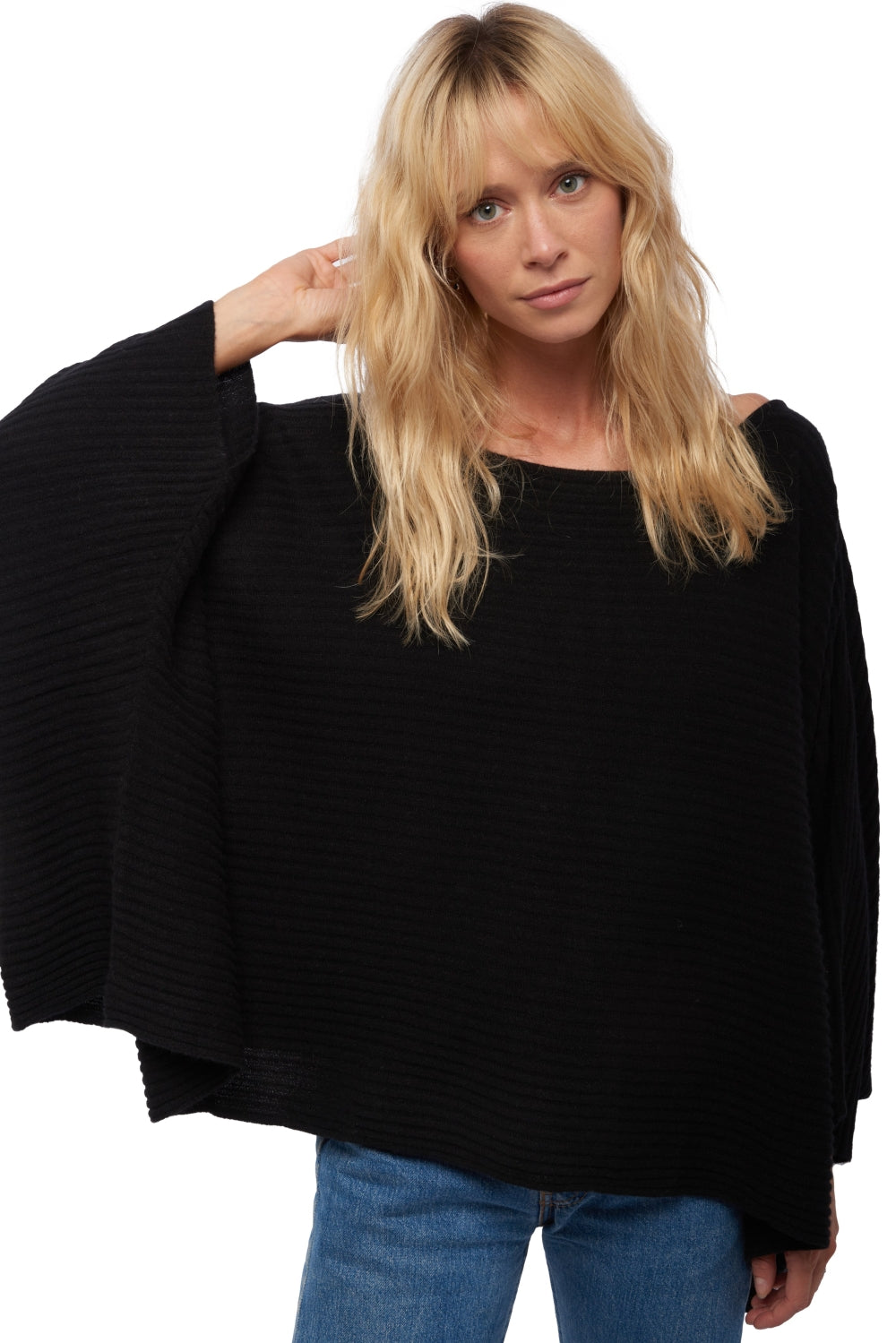 Veel in cashmere women's - black - Mahogany