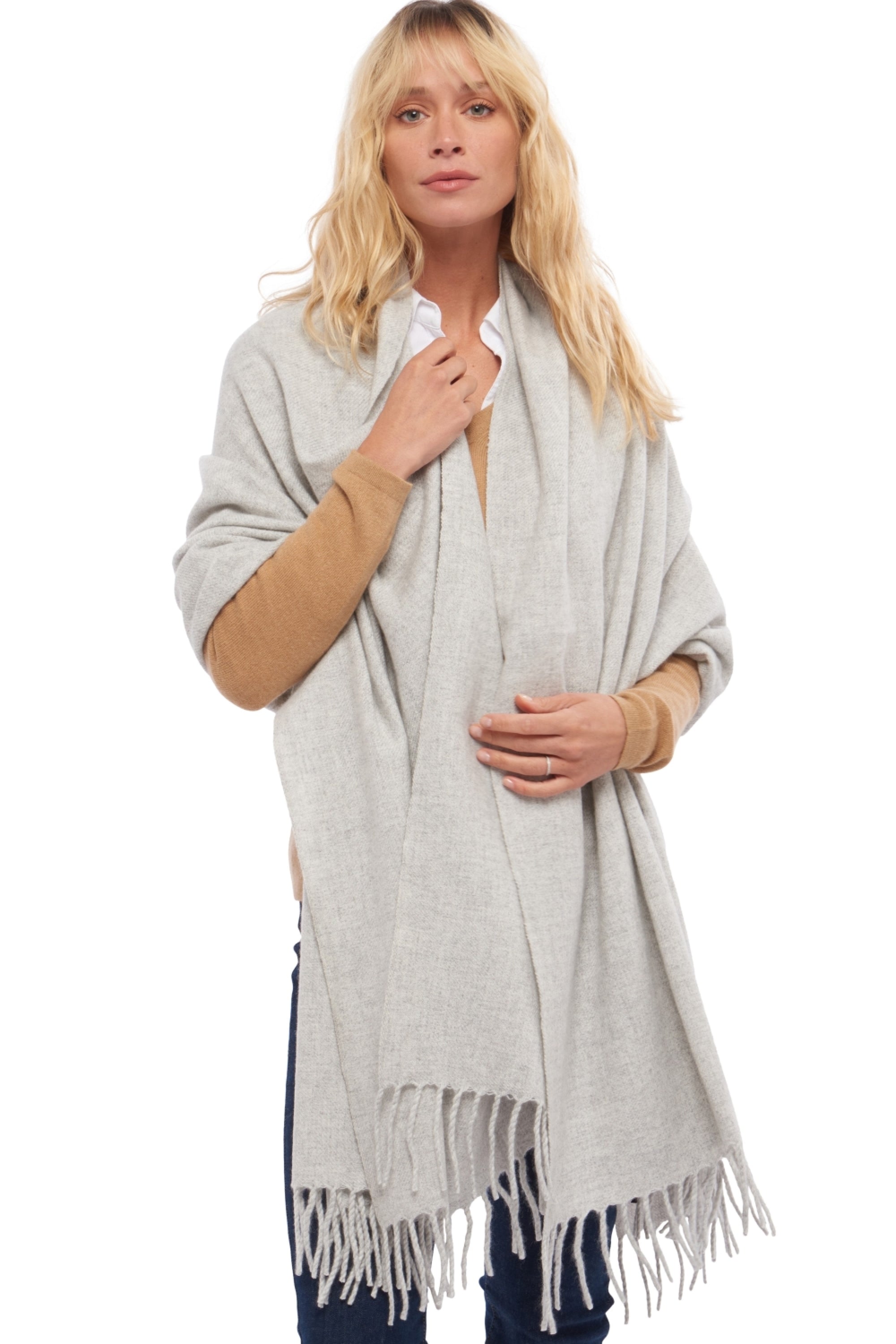 Niry women's cashmere - flannel marl - Mahogany