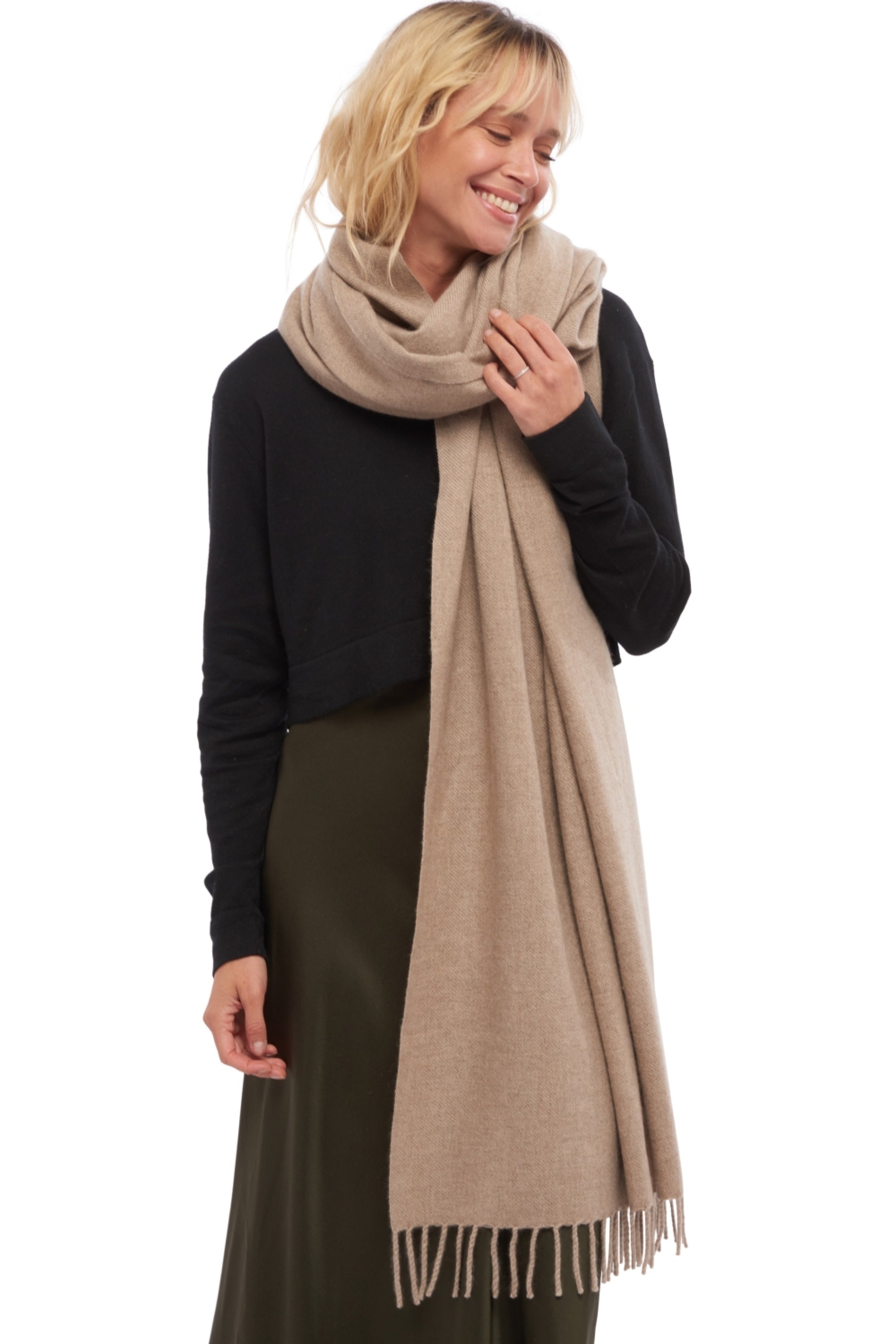 Niry women's cashmere - natural brown - Mahogany